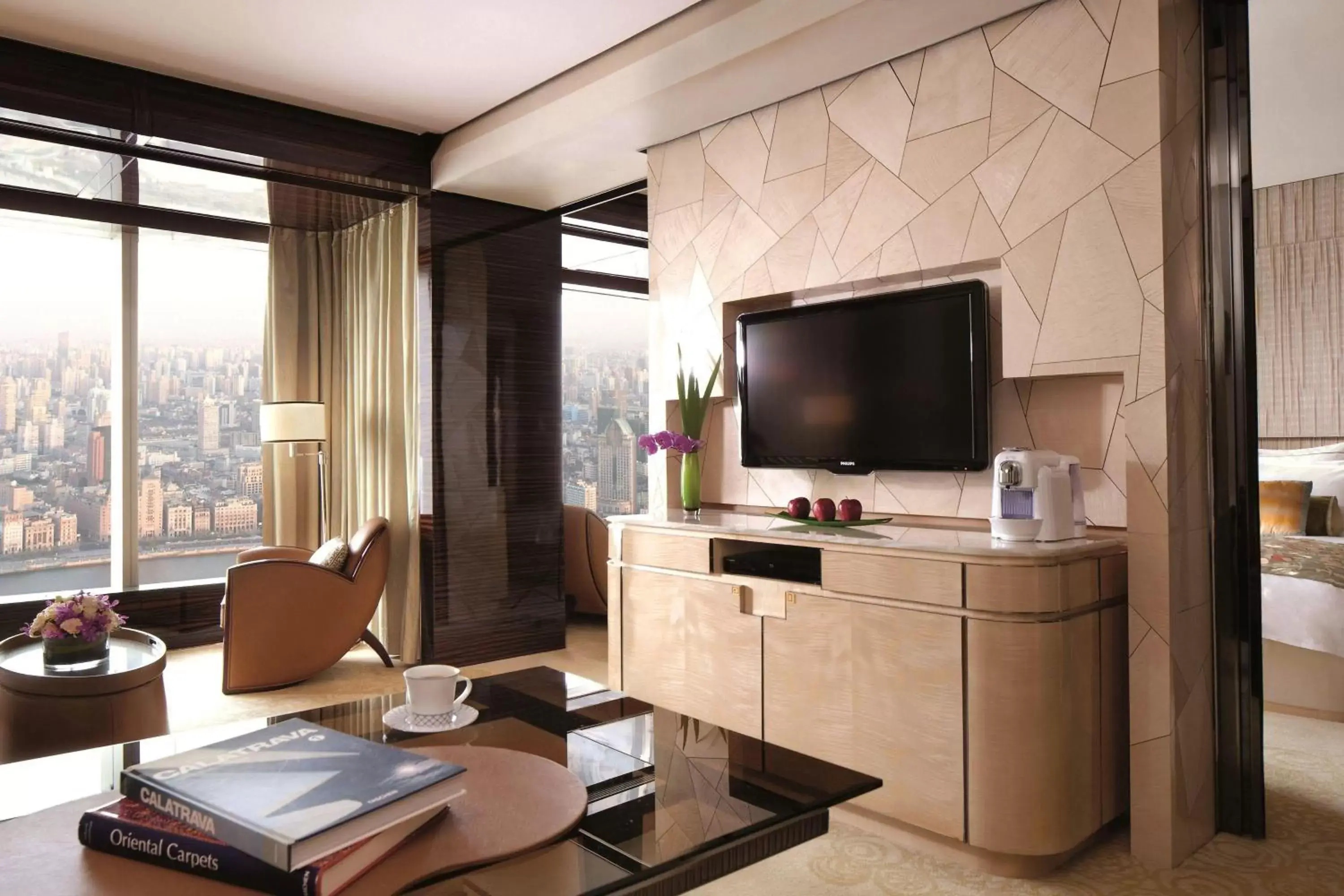 Photo of the whole room, TV/Entertainment Center in The Ritz-Carlton Shanghai, Pudong