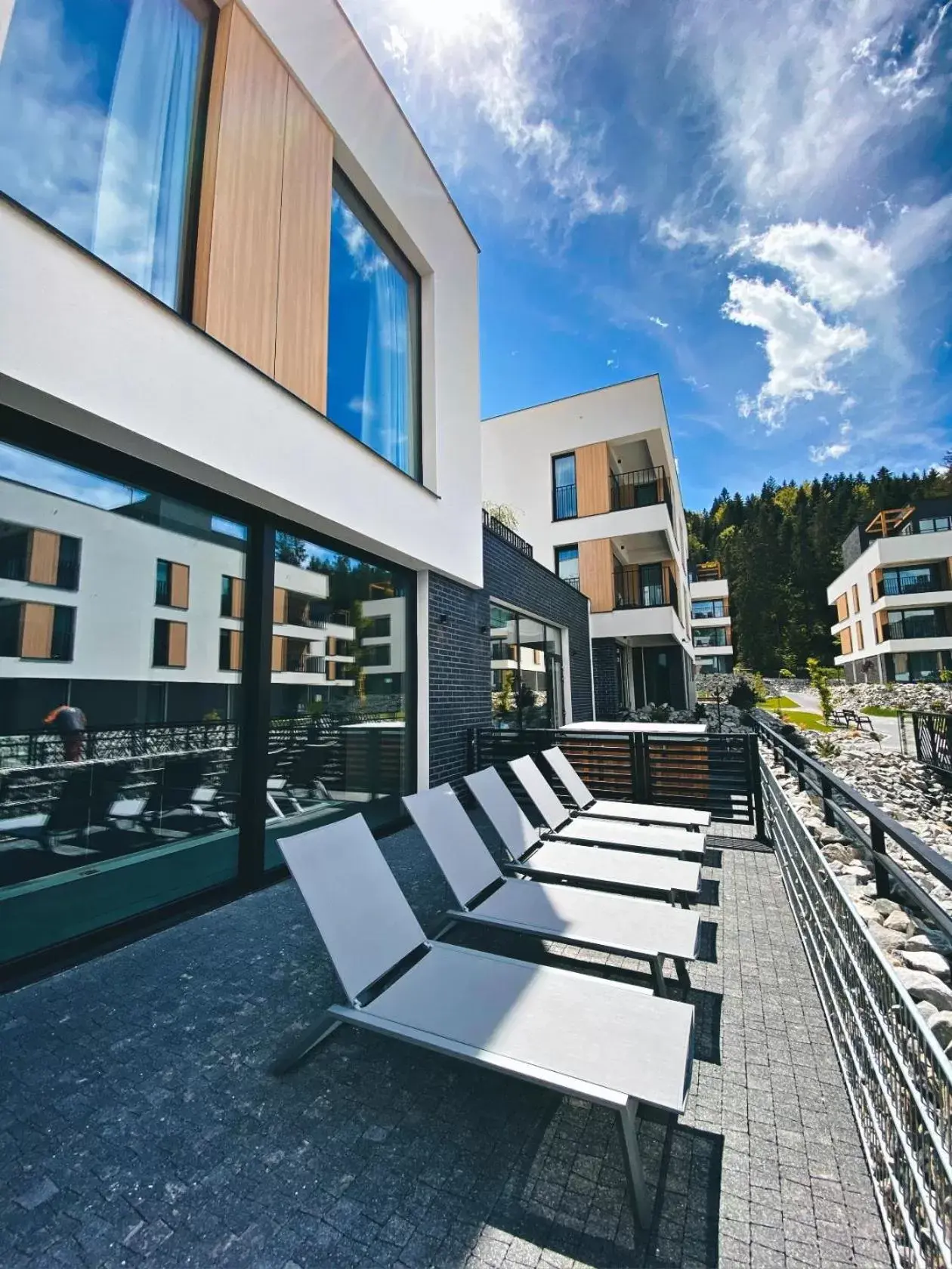 Property building in VISLOW Resort Property building in VISLOW Resort