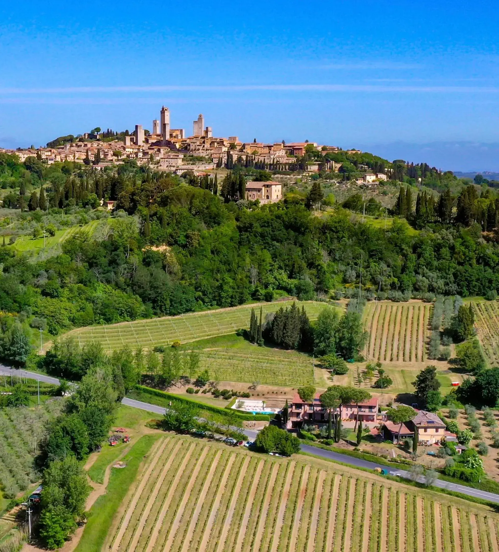 Property building, Bird's-eye View in Hotel Le Colline