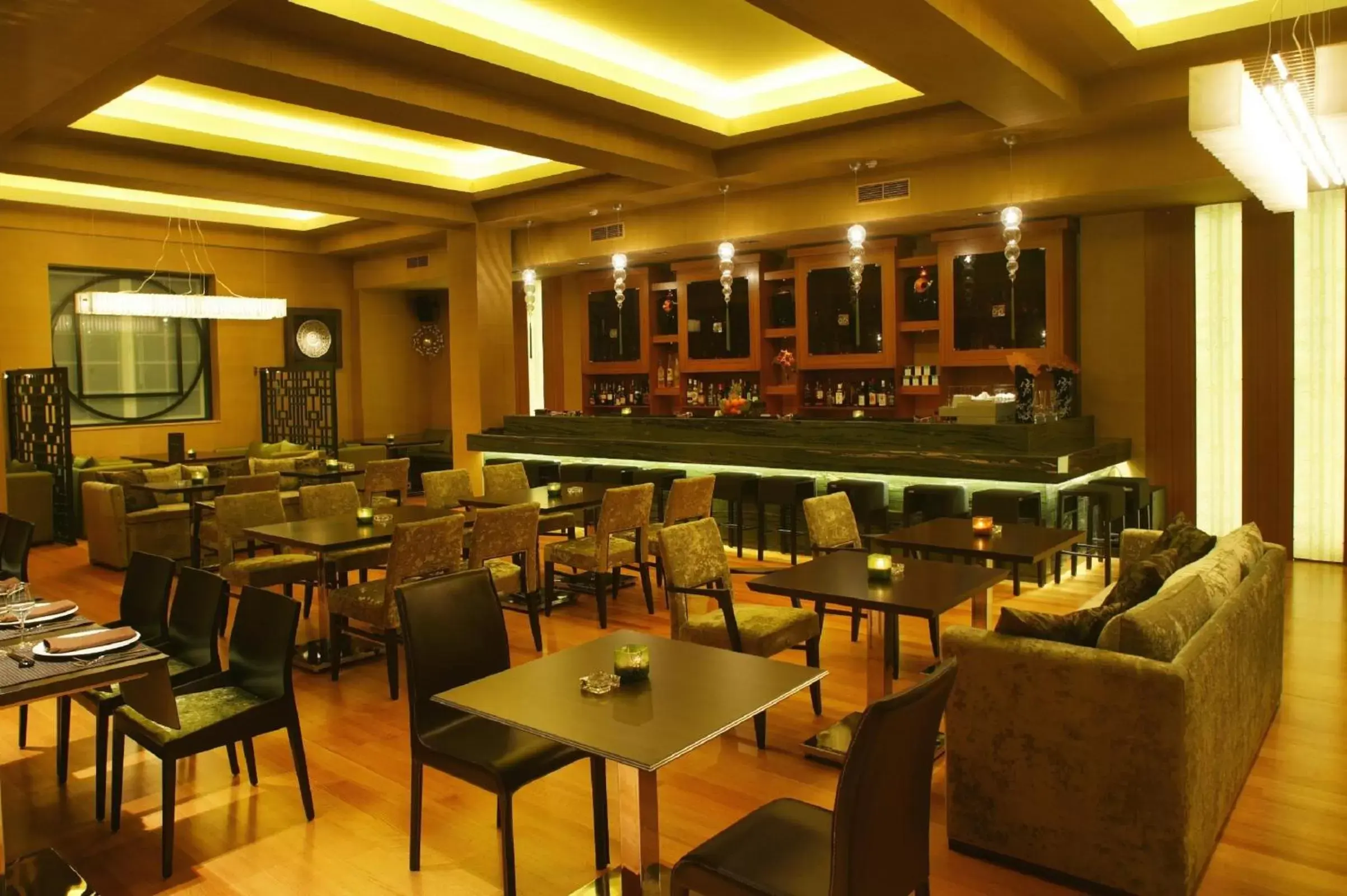 Lounge or bar, Restaurant/Places to Eat in Theoxenia House Hotel