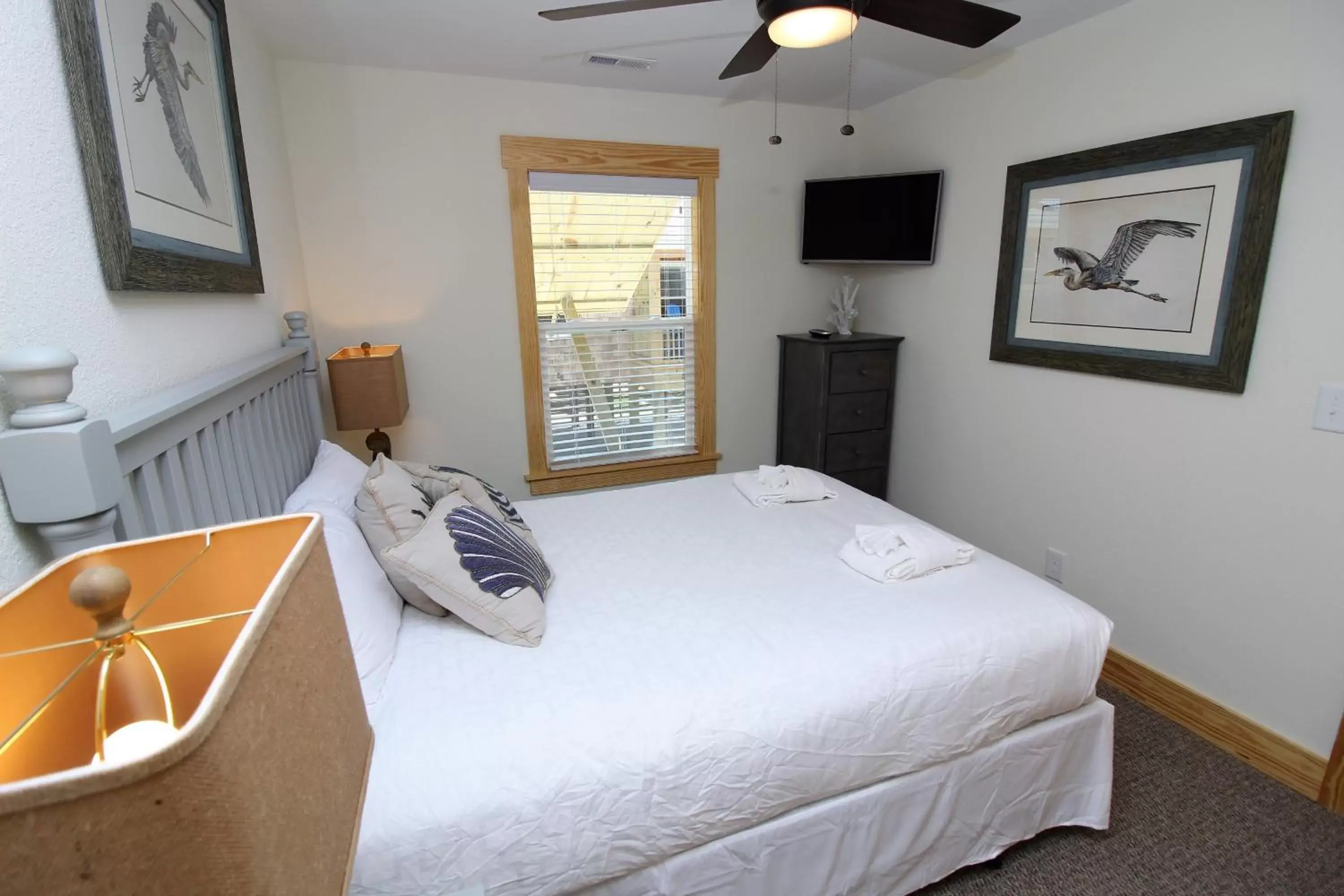 Bedroom, Bed in Whalebone Ocean Cottages by KEES Vacations