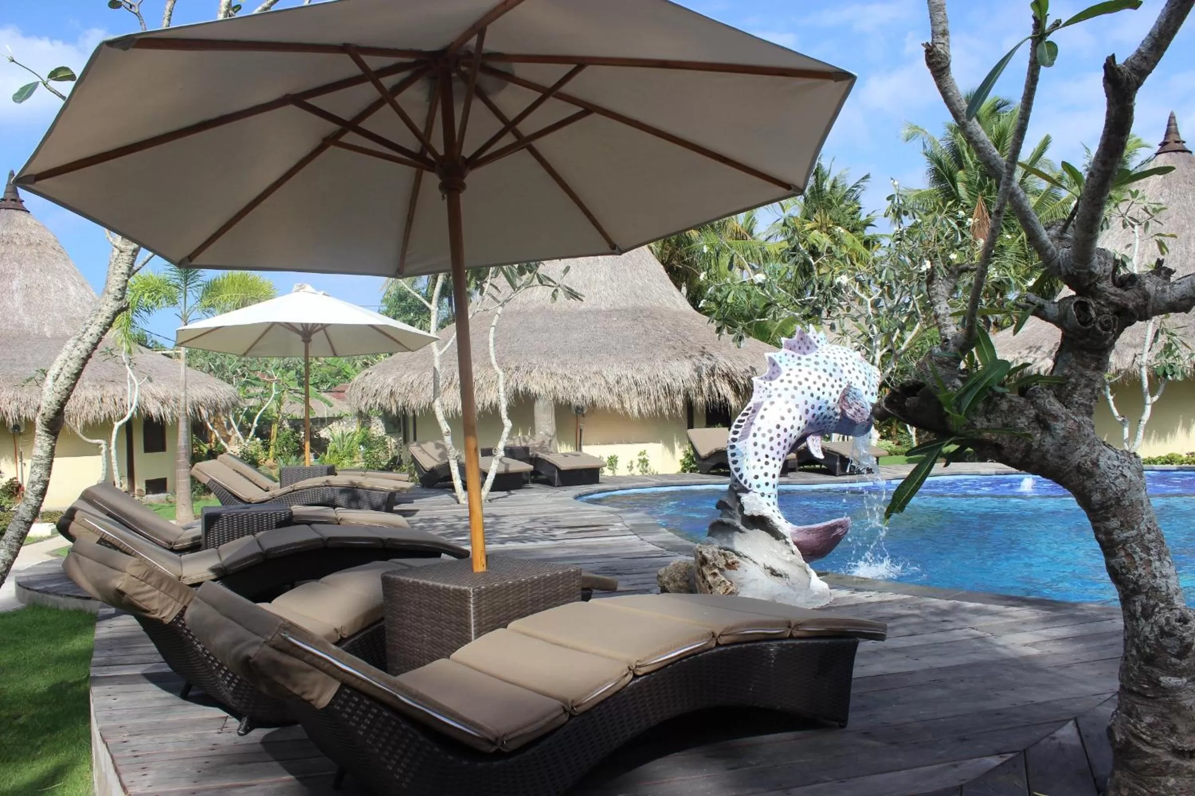 Swimming pool in Sanghyang Bay Villas