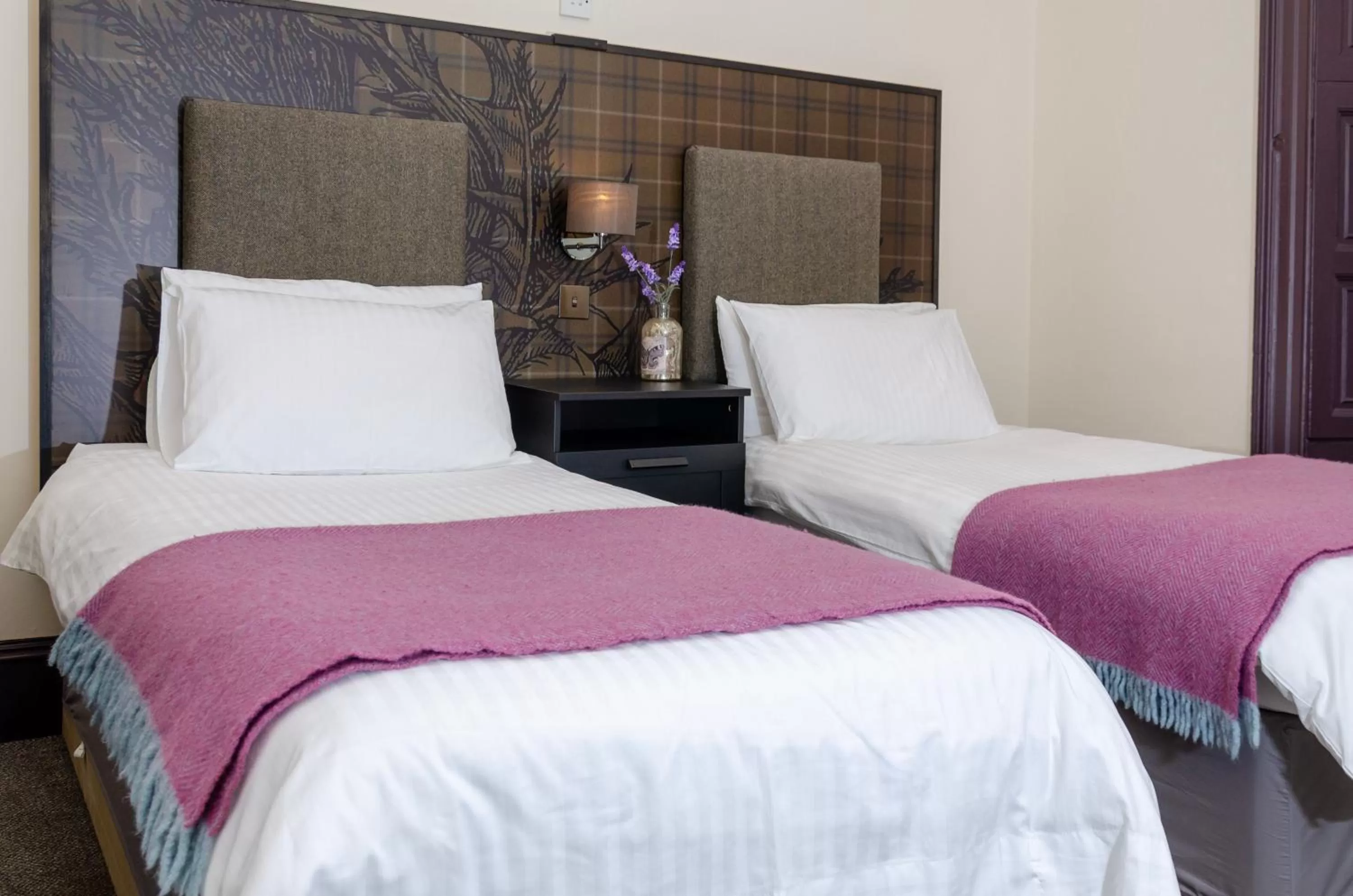 Bed in Thrums Hotel, Kirriemuir