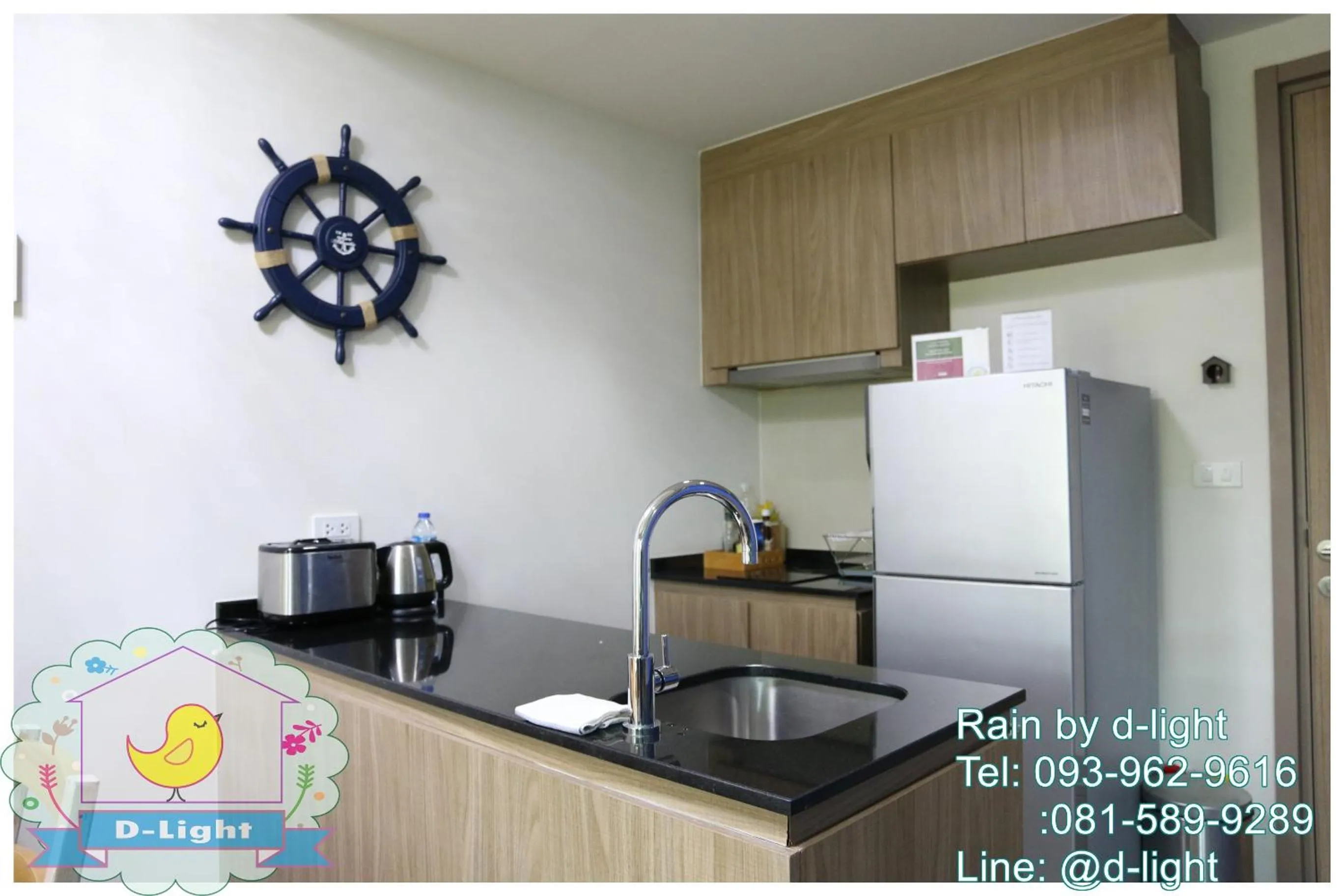 Kitchen or kitchenette in Rain Cha-am Hua Hin by D-light