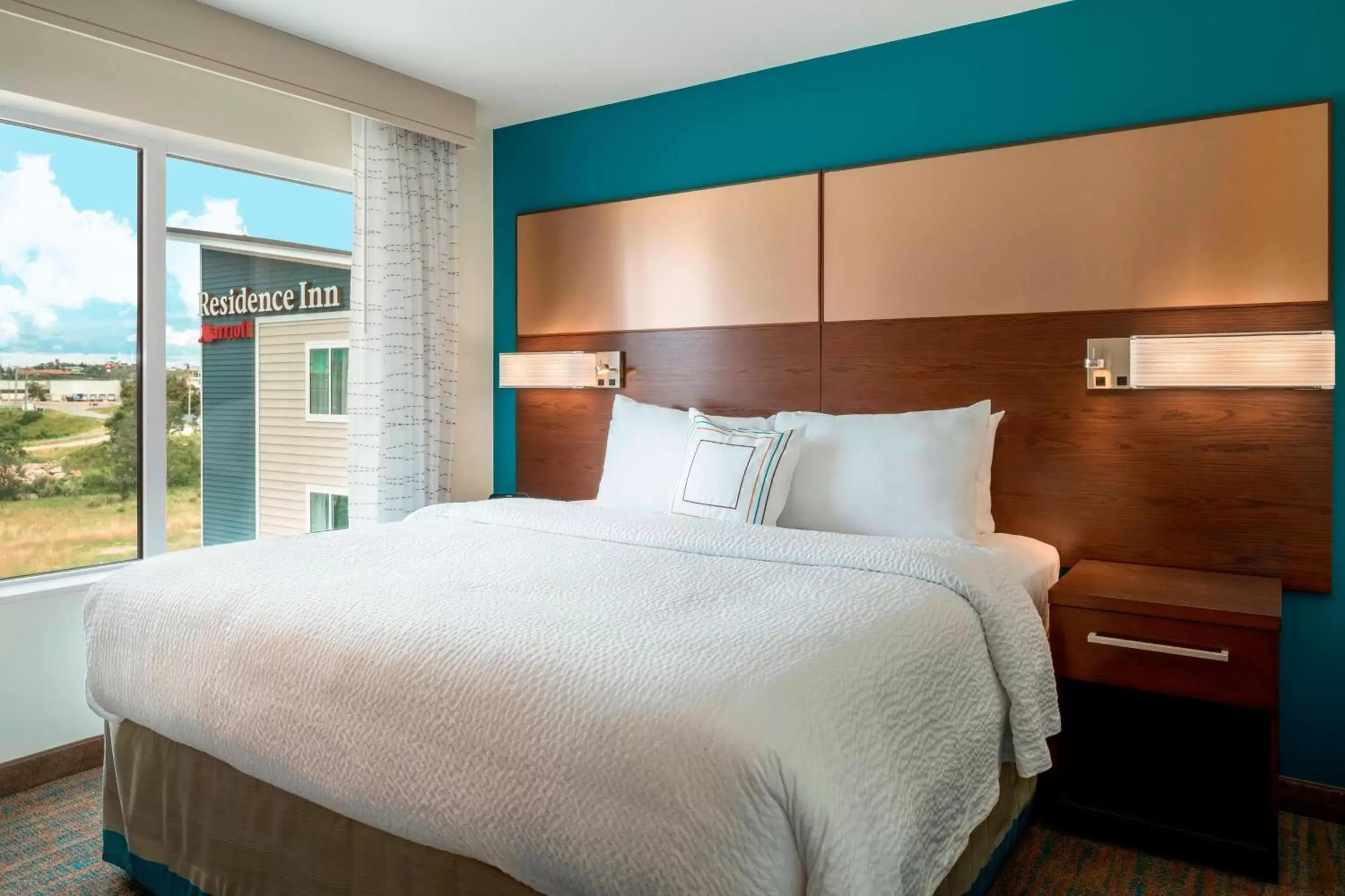 Bedroom, Bed in Residence Inn by Marriott Wheeling/St. Clairsville