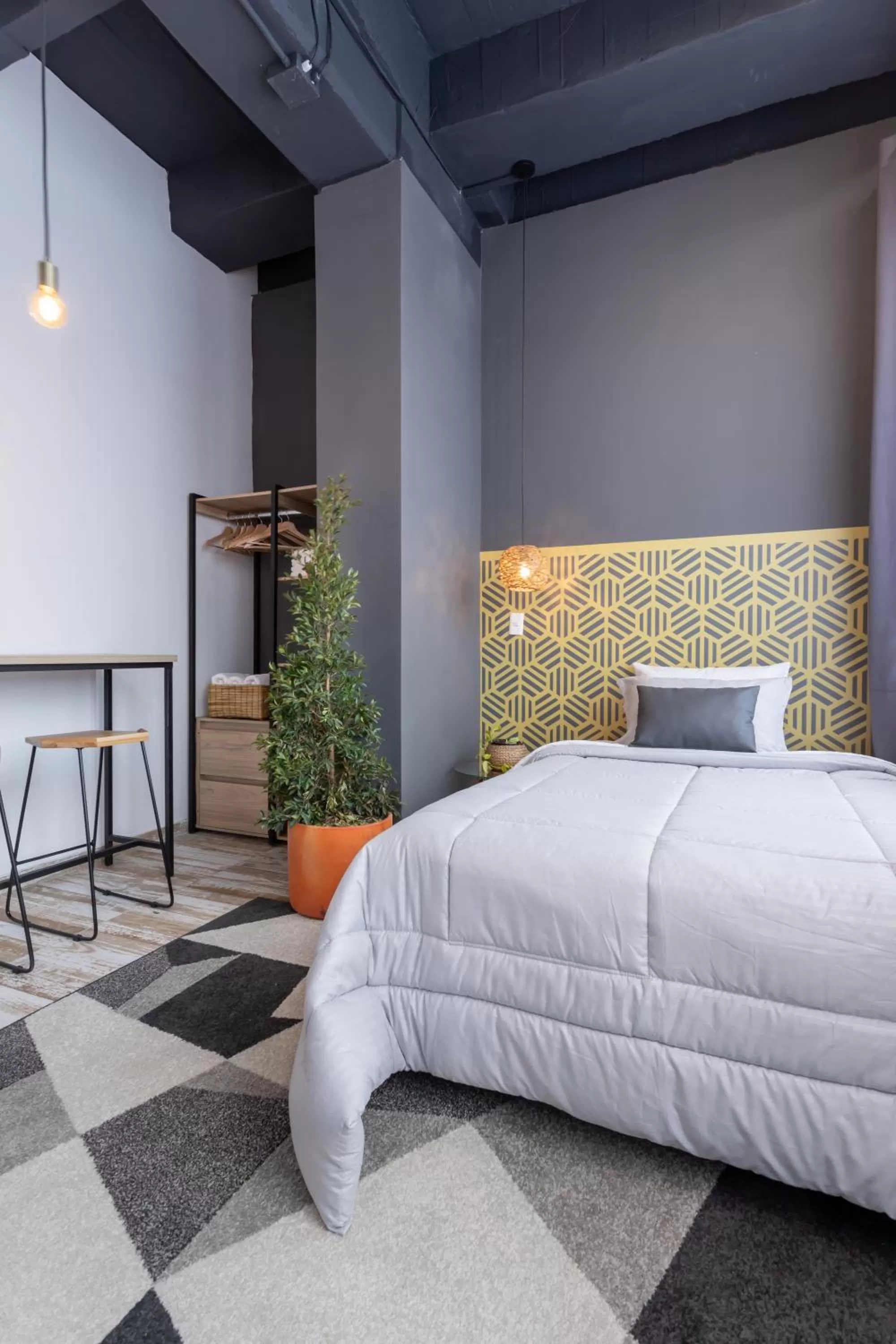 Bed in Hotel Lexum Estadio