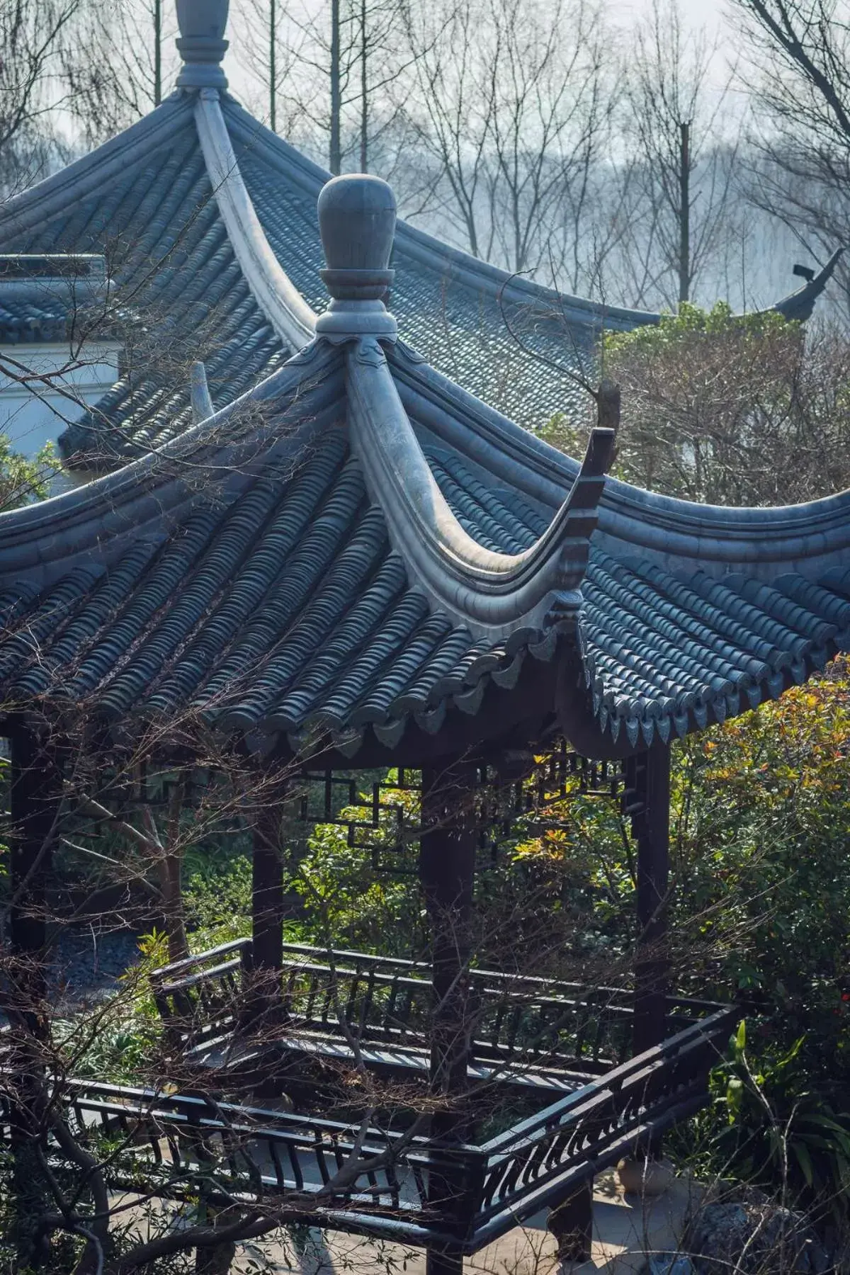 Garden view in Four Seasons Hotel Hangzhou at West Lake