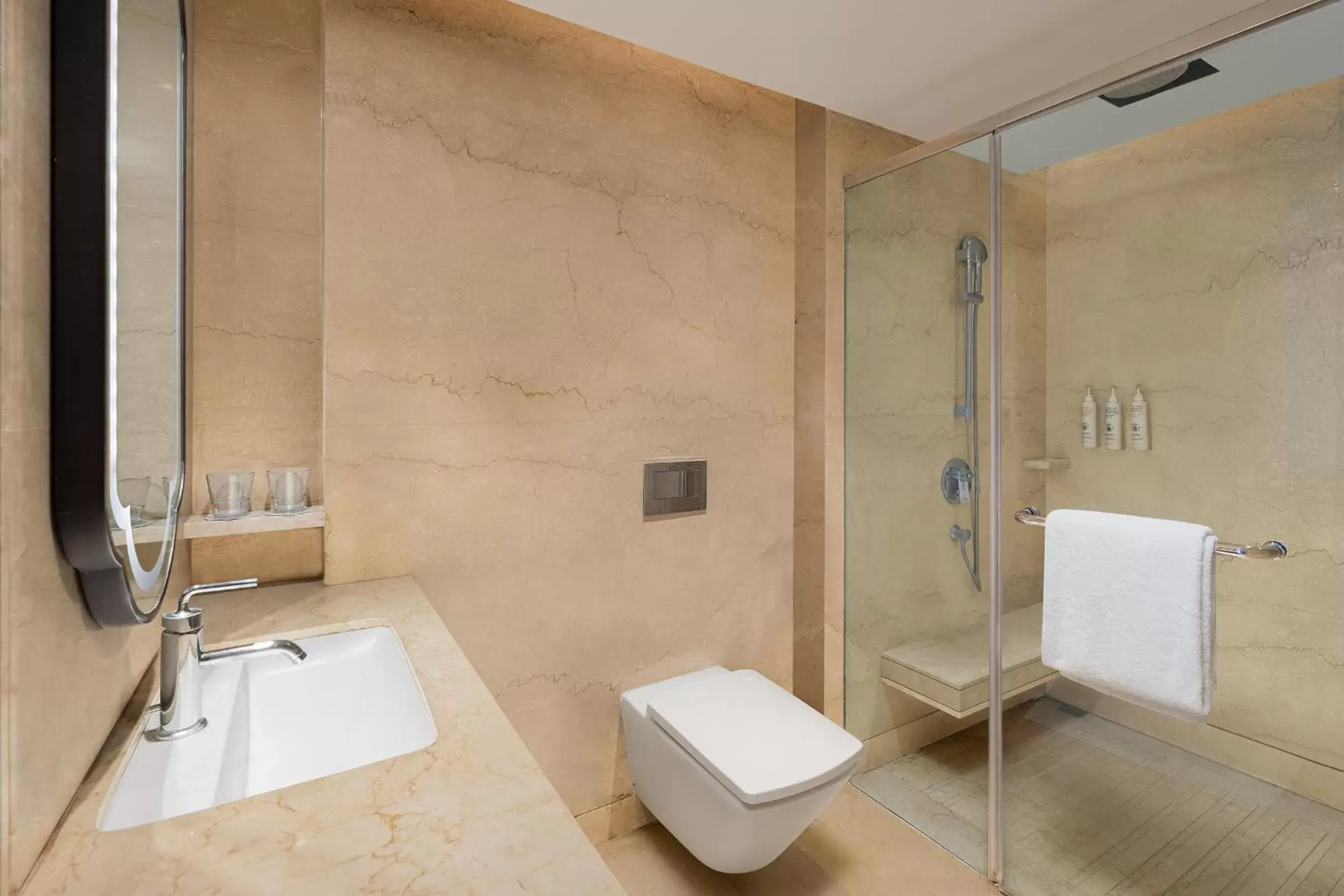 Bathroom in Indore Marriott Hotel