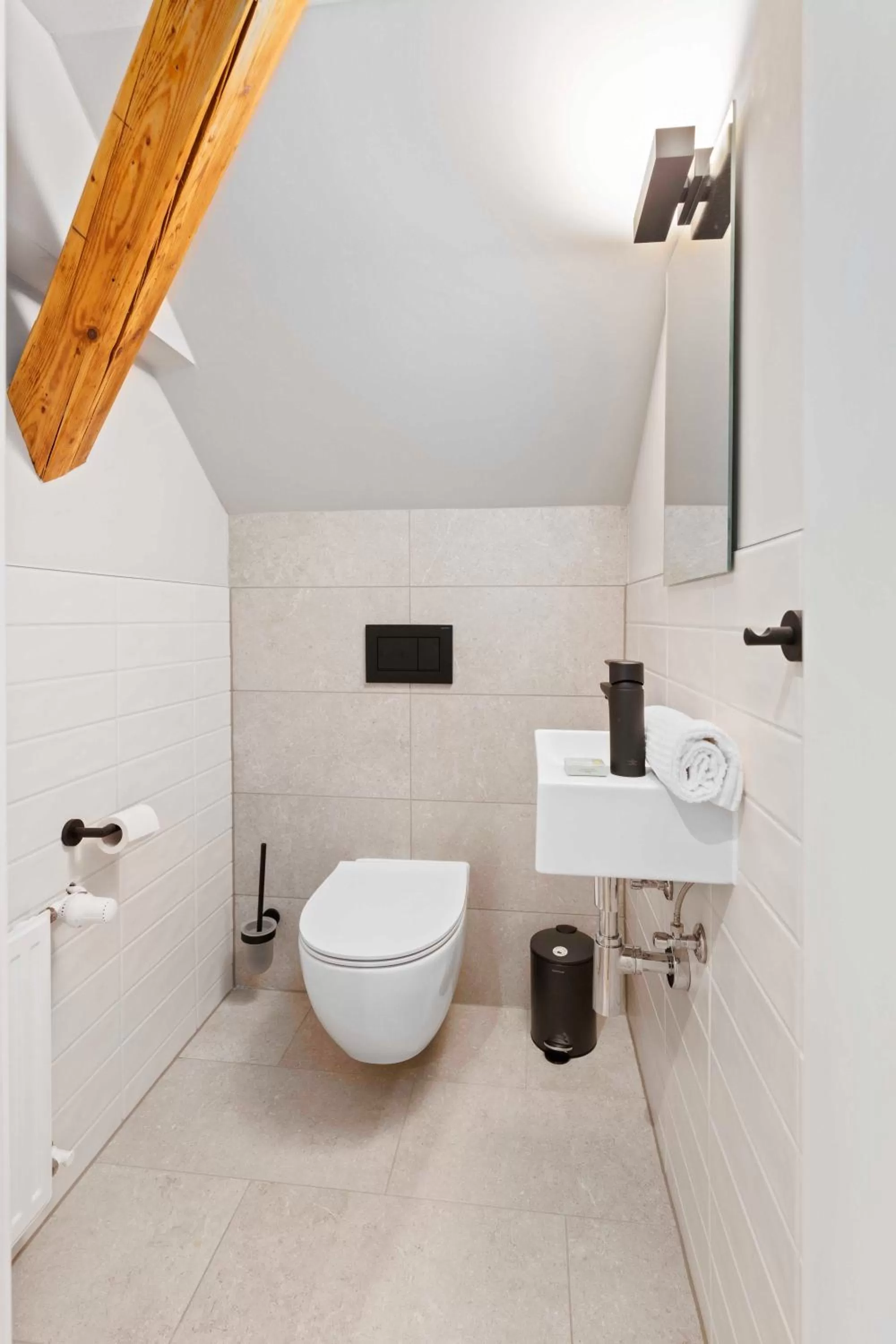 Toilet in Hotel Garni Traube