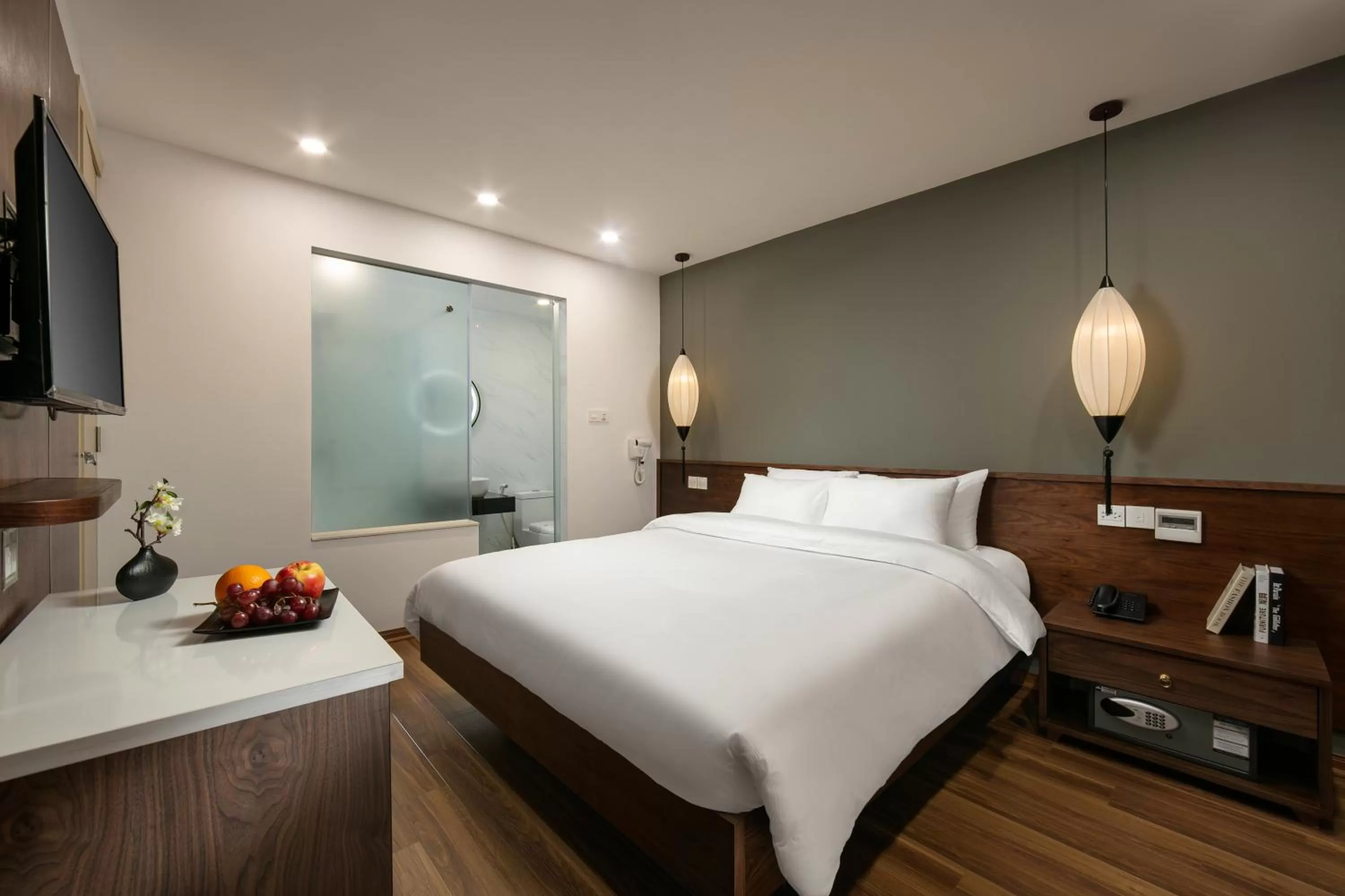 Bed in Hanoi Exclusive Hotel