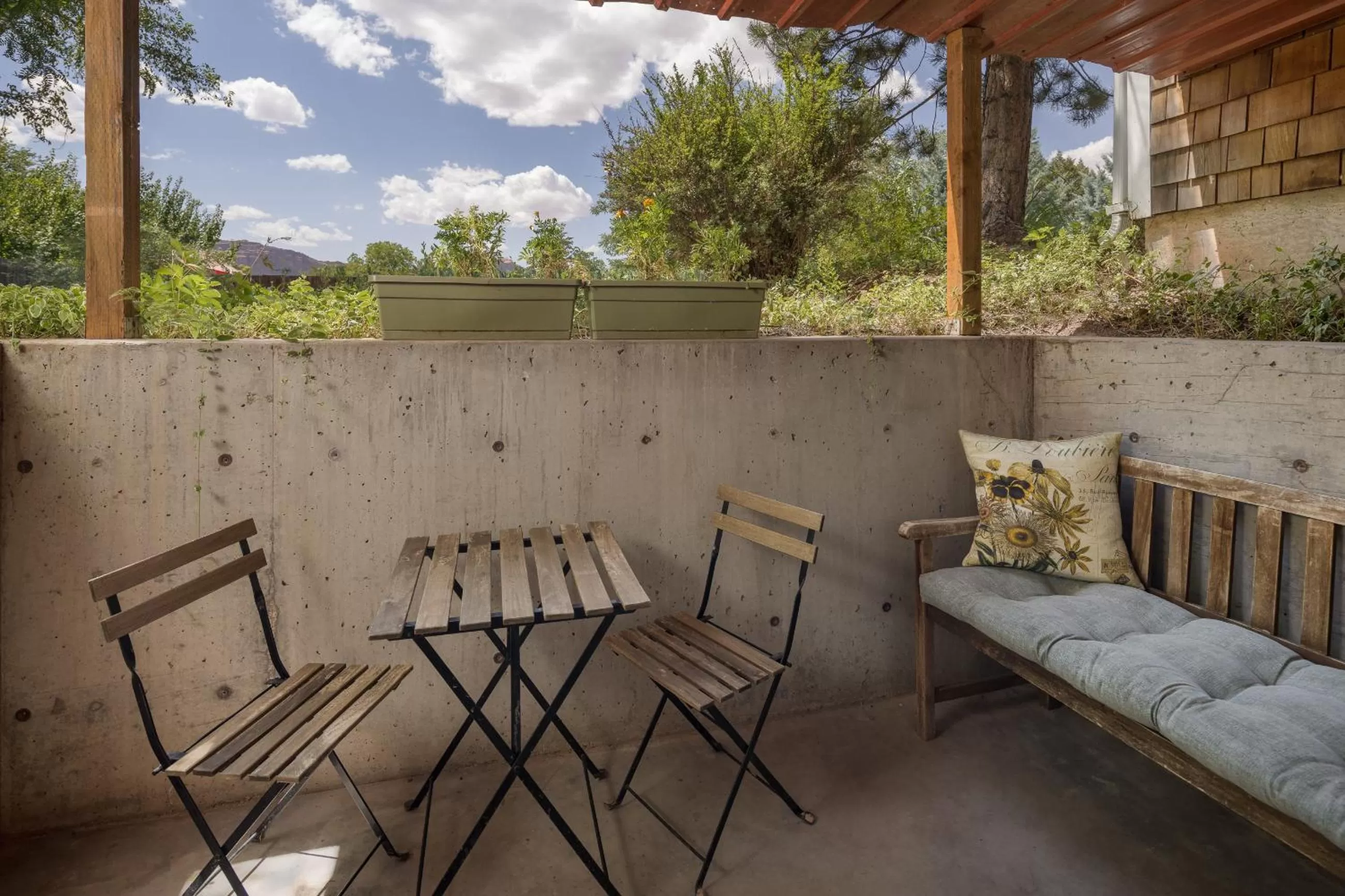Patio in Sunflower Hill Inn