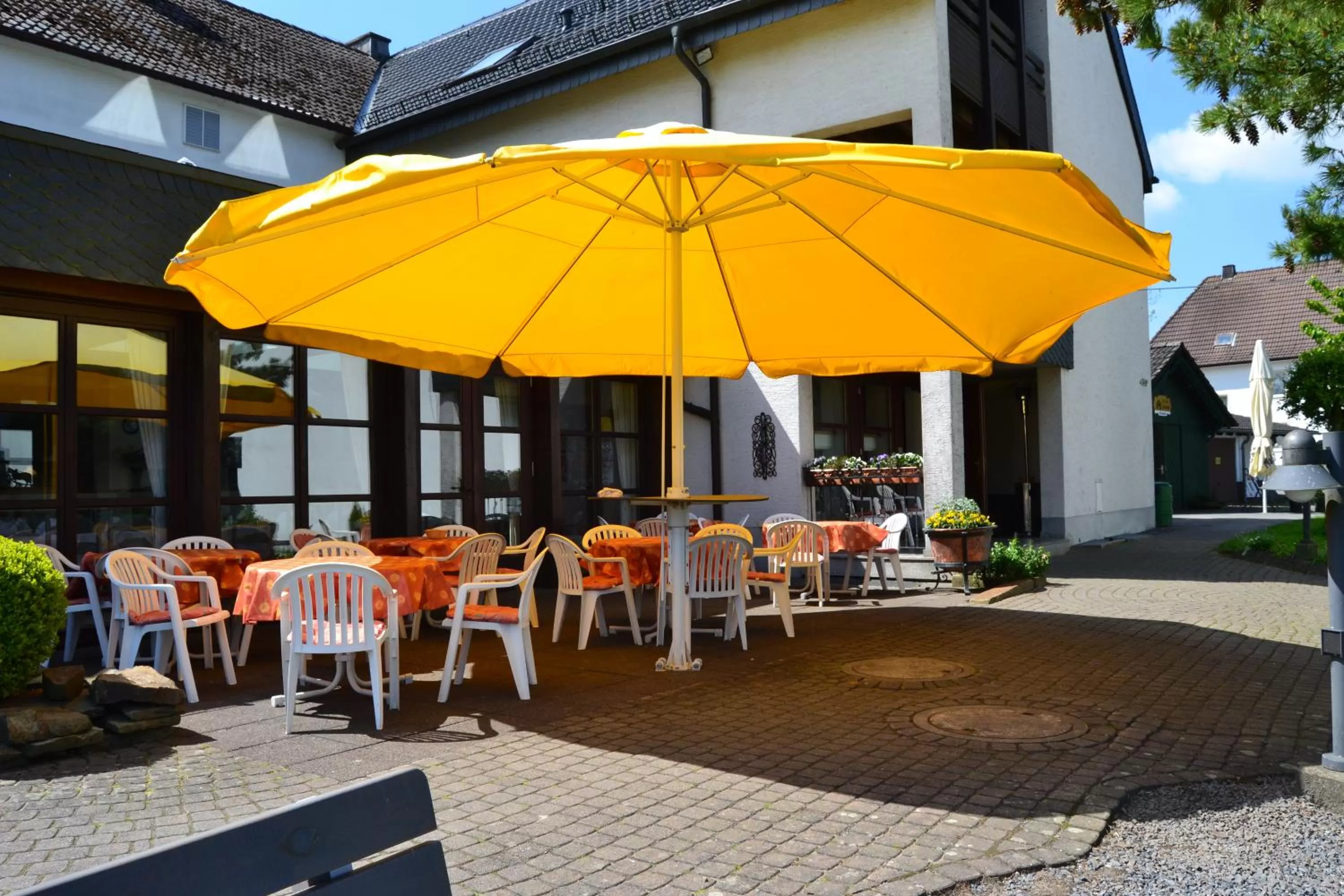 Patio in Gasthof Spelsberg