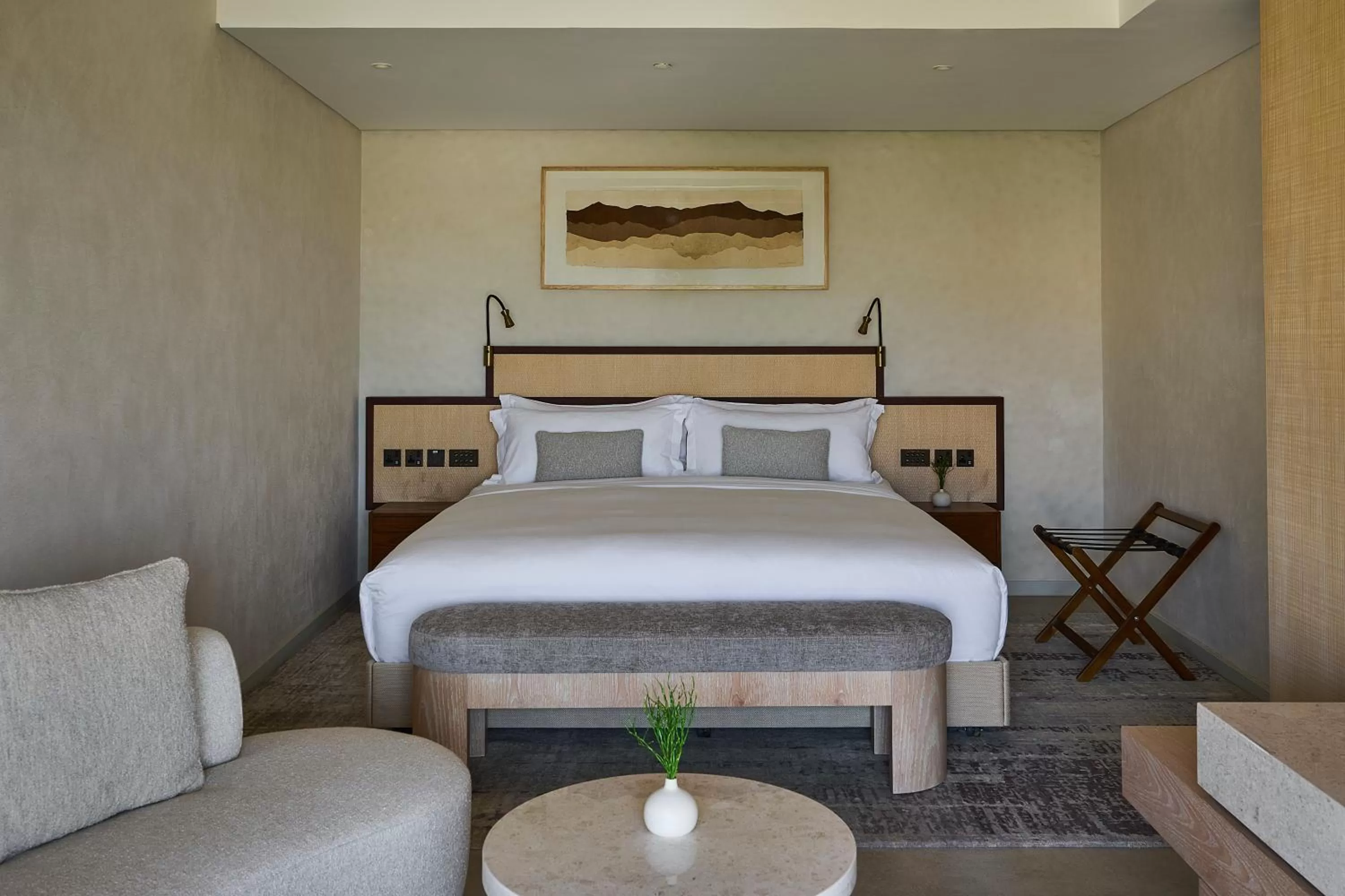 Bed in ERTH Abu Dhabi Hotel