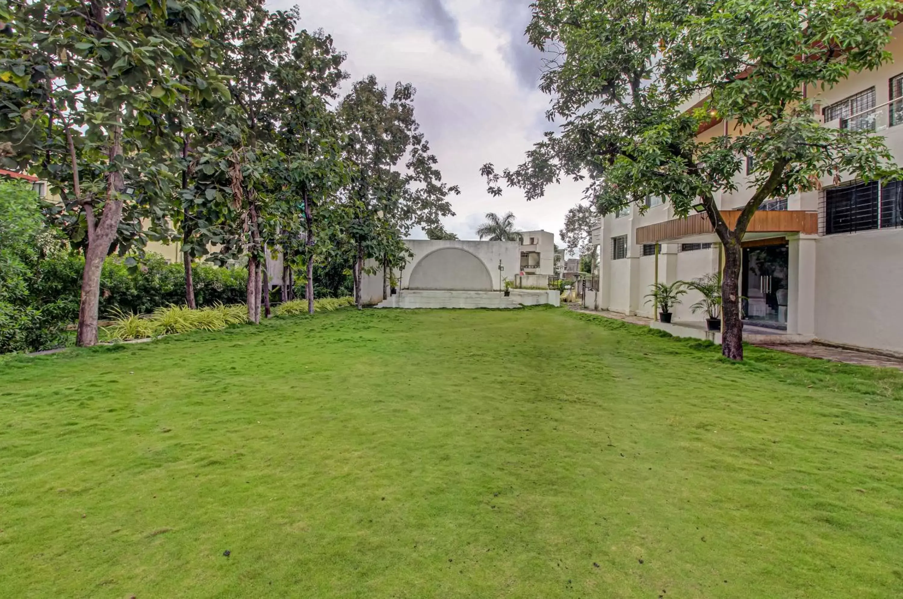 Garden view in Sai Samrat Resort Garden view in Sai Samrat Resort