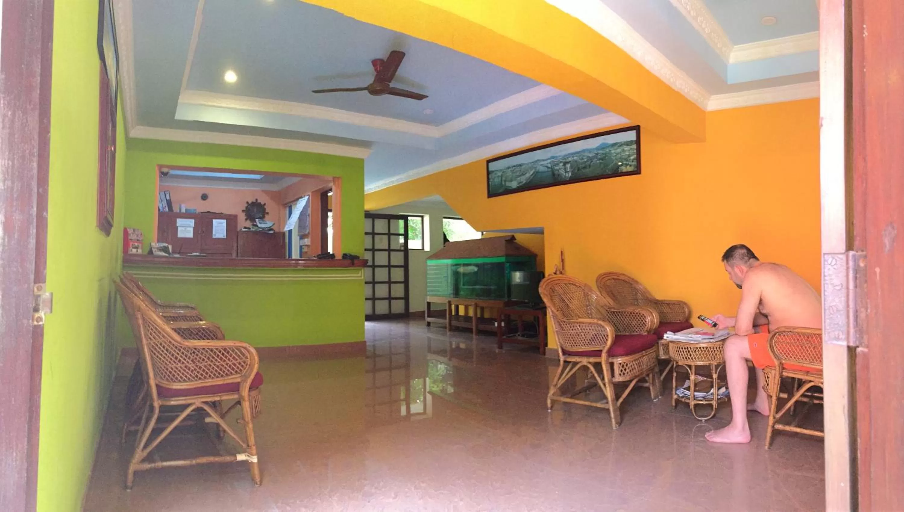 Lobby or reception in Hotel Thushara