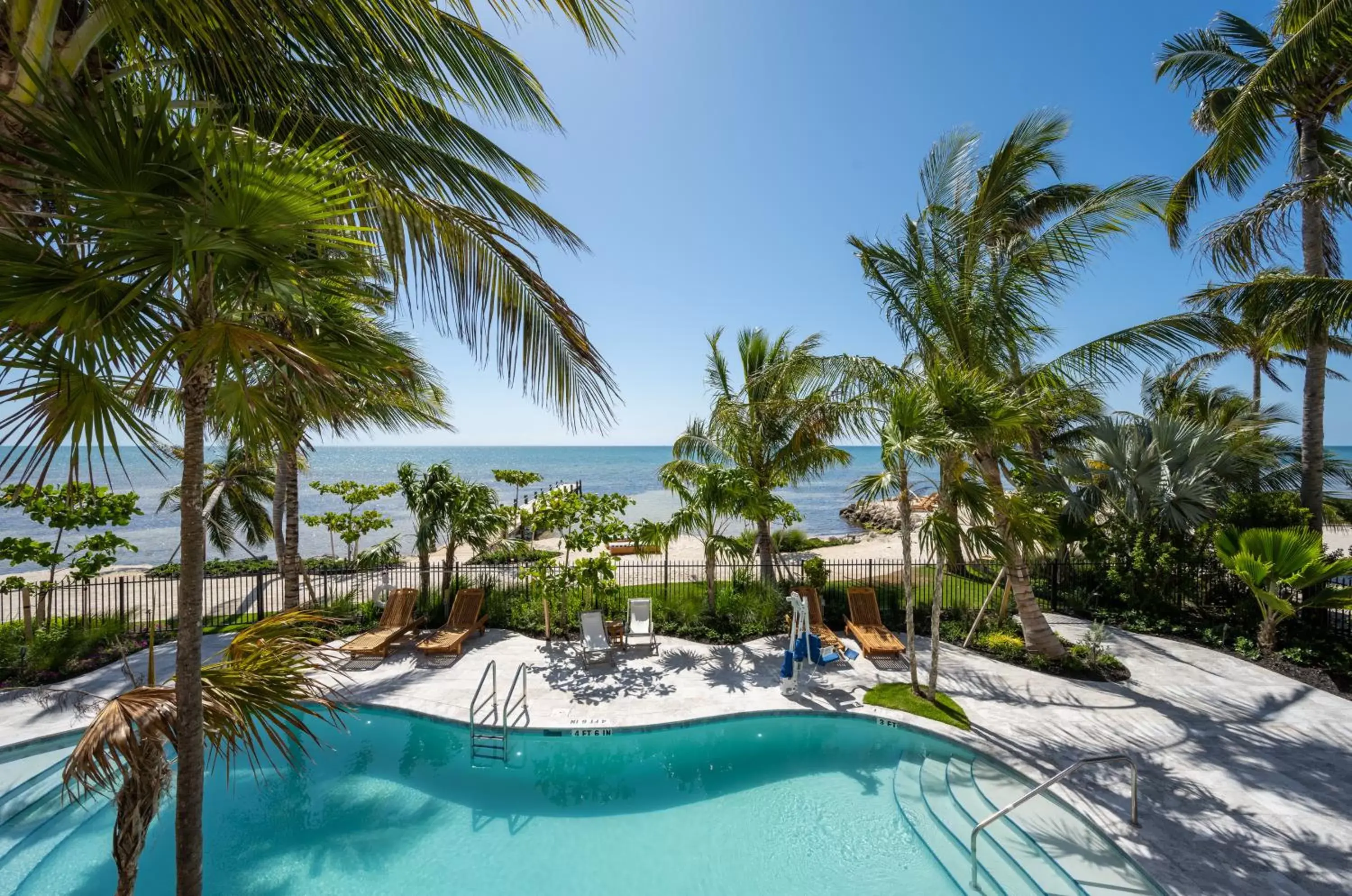 Pool view in Grassy Flats Resort & Beach Club Pool view in Grassy Flats Resort & Beach Club