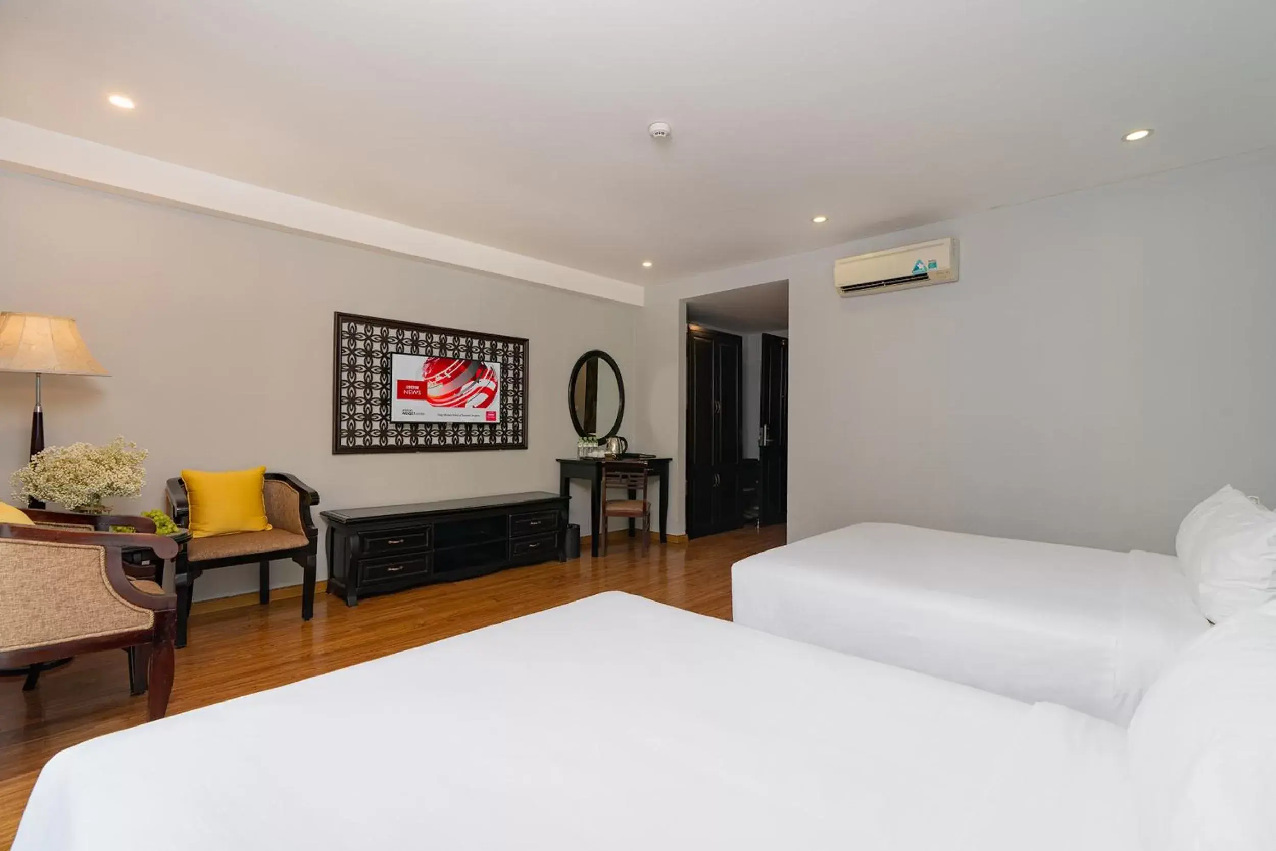 Bed in Hoian Sincerity Hotel & Spa