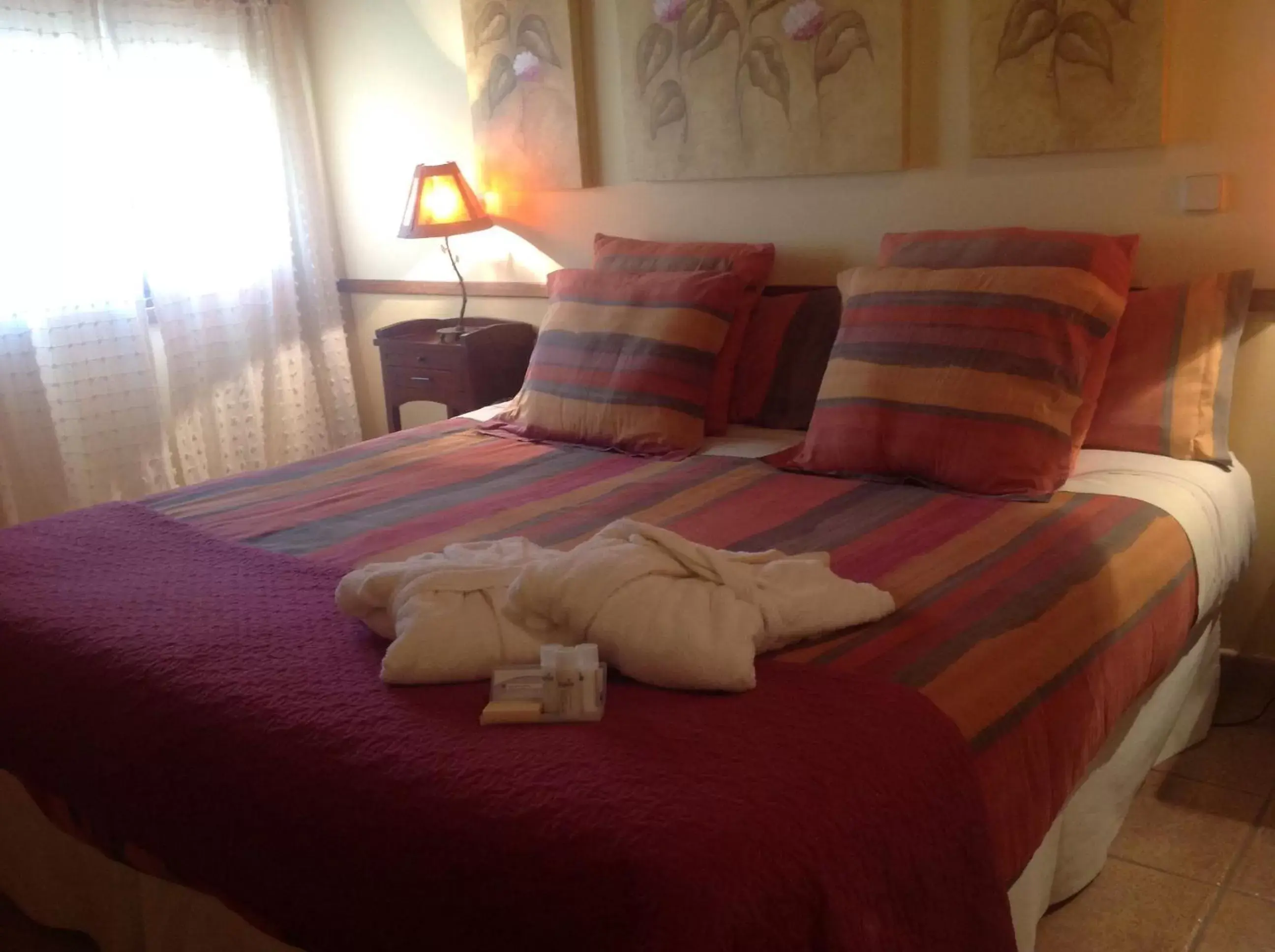 Decorative detail, Bed in Posada el Campanario