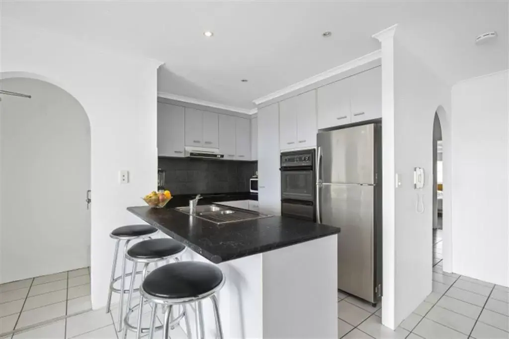 Kitchen/Kitchenette in The Hill Apartments Currumbin Beach