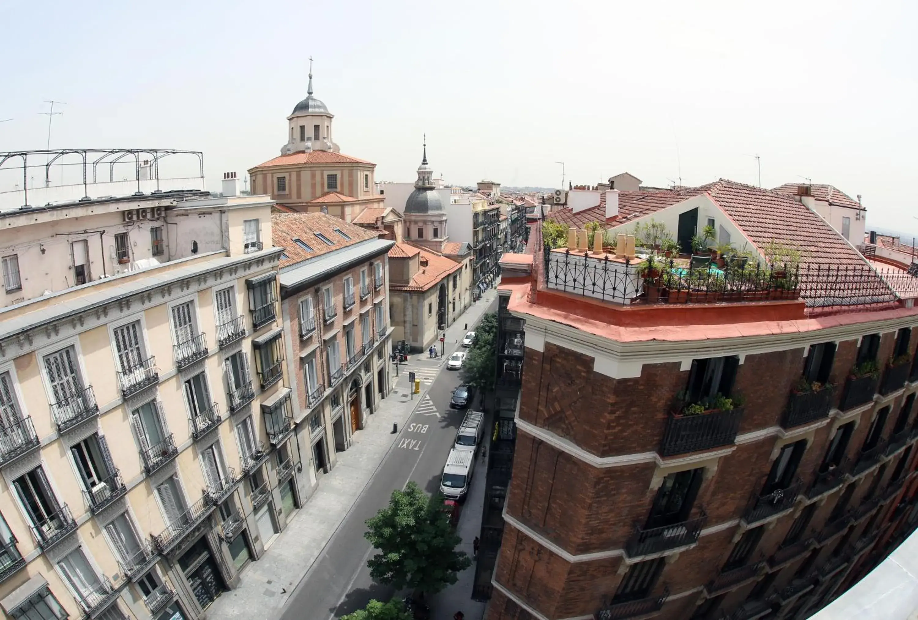 Balcony/Terrace in Hostal Abadia Madrid
