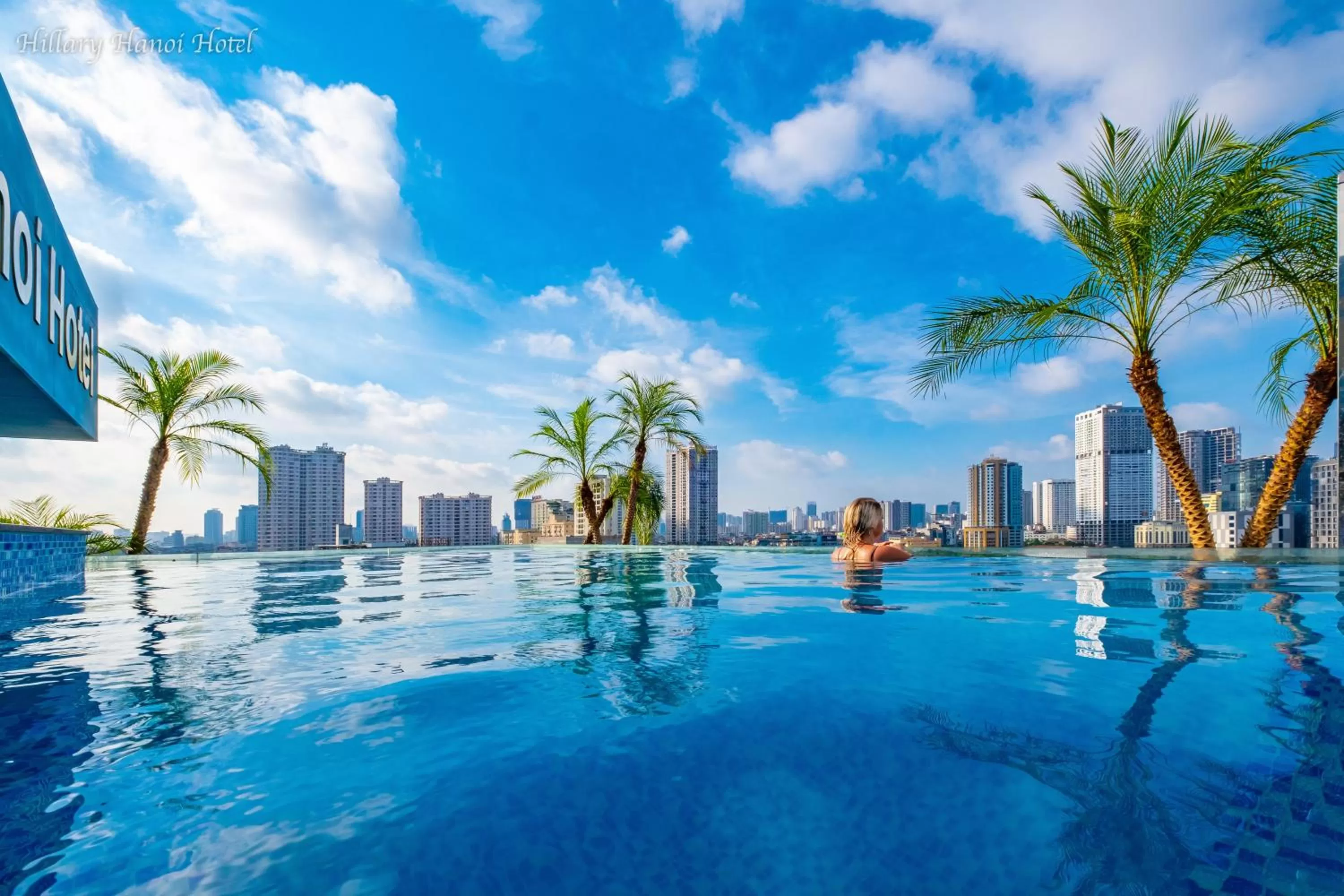 Swimming pool in Hillary Hanoi Hotel