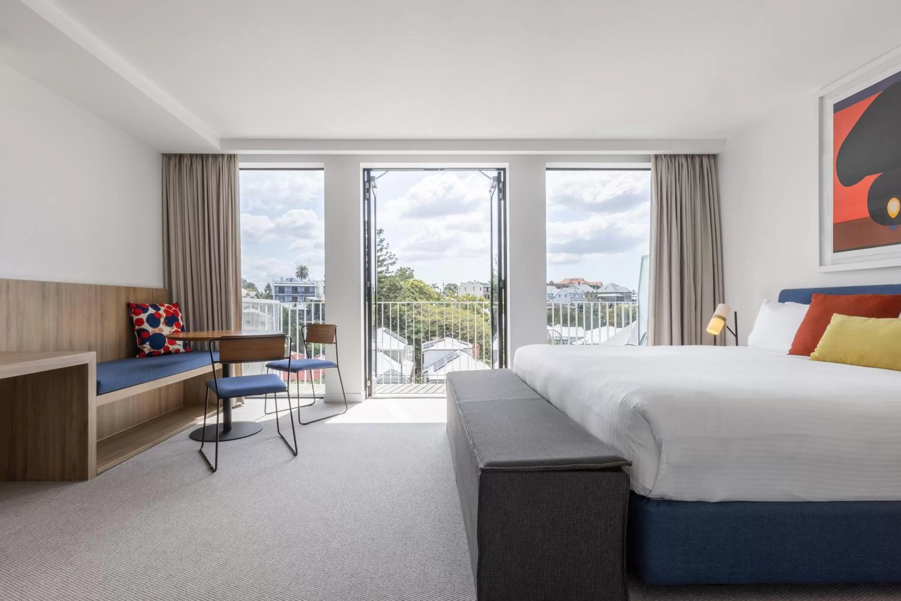 Bedroom, Bed in The Johnson Brisbane - Art Series