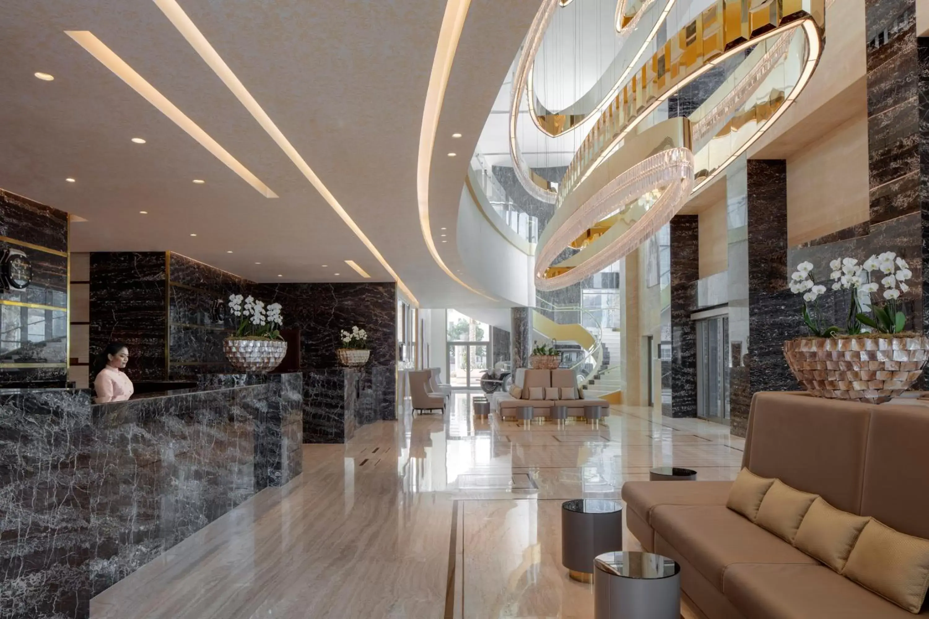 Lobby or reception, Lobby/Reception in Dusit Doha Hotel