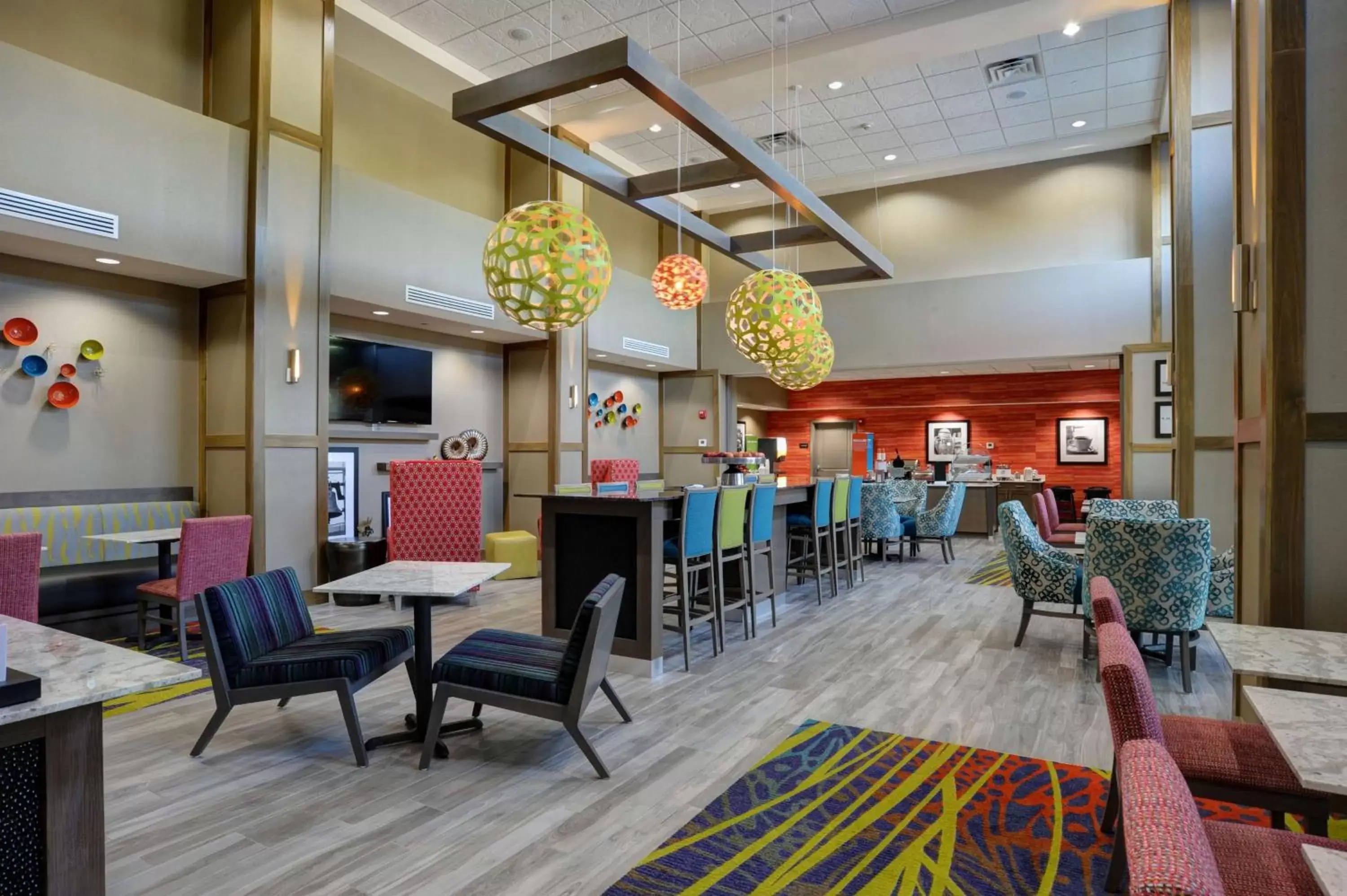 Dining area, Restaurant/Places to Eat in Hampton Inn & Suites Ardmore