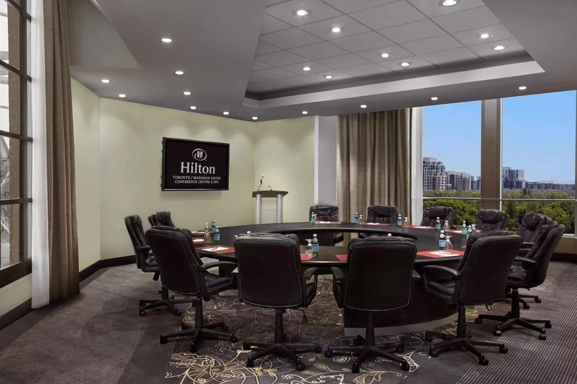 Meeting/conference room in Hilton Suites Toronto-Markham Conference Centre & Spa