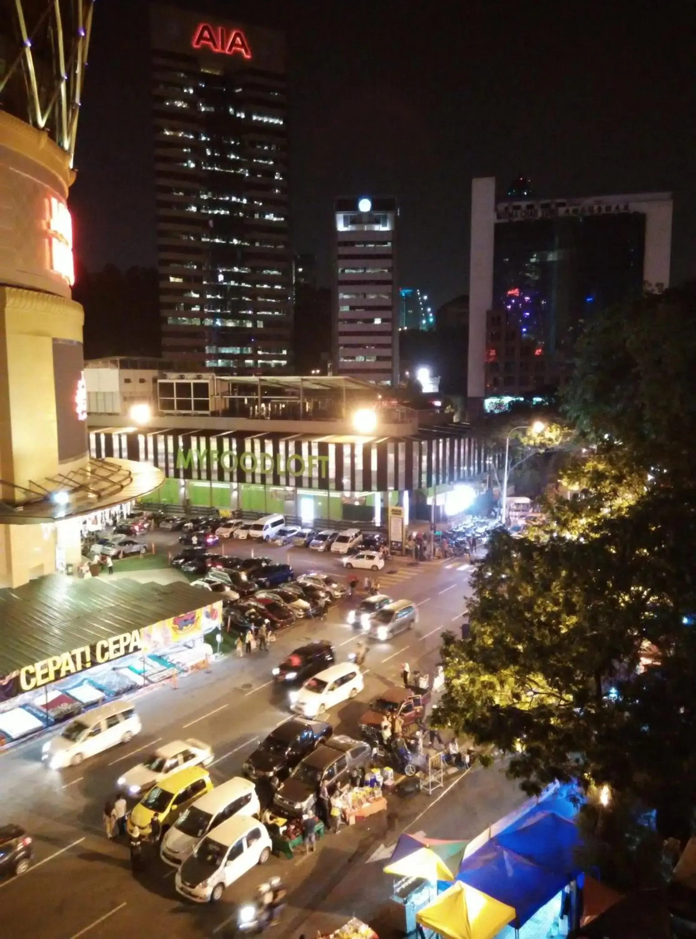 Night in Silka Maytower Kuala Lumpur