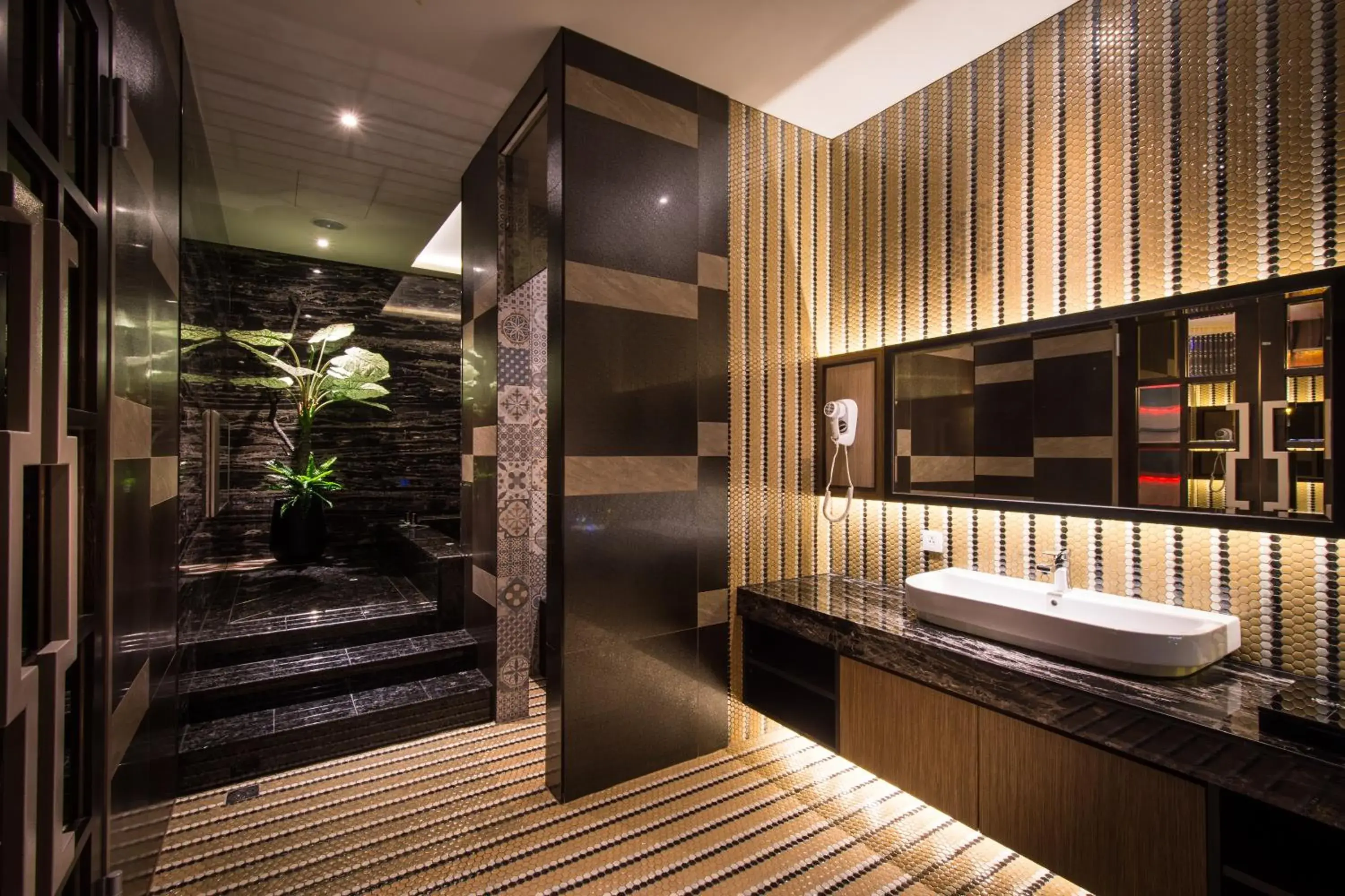 Bathroom in Forbidden City Motel