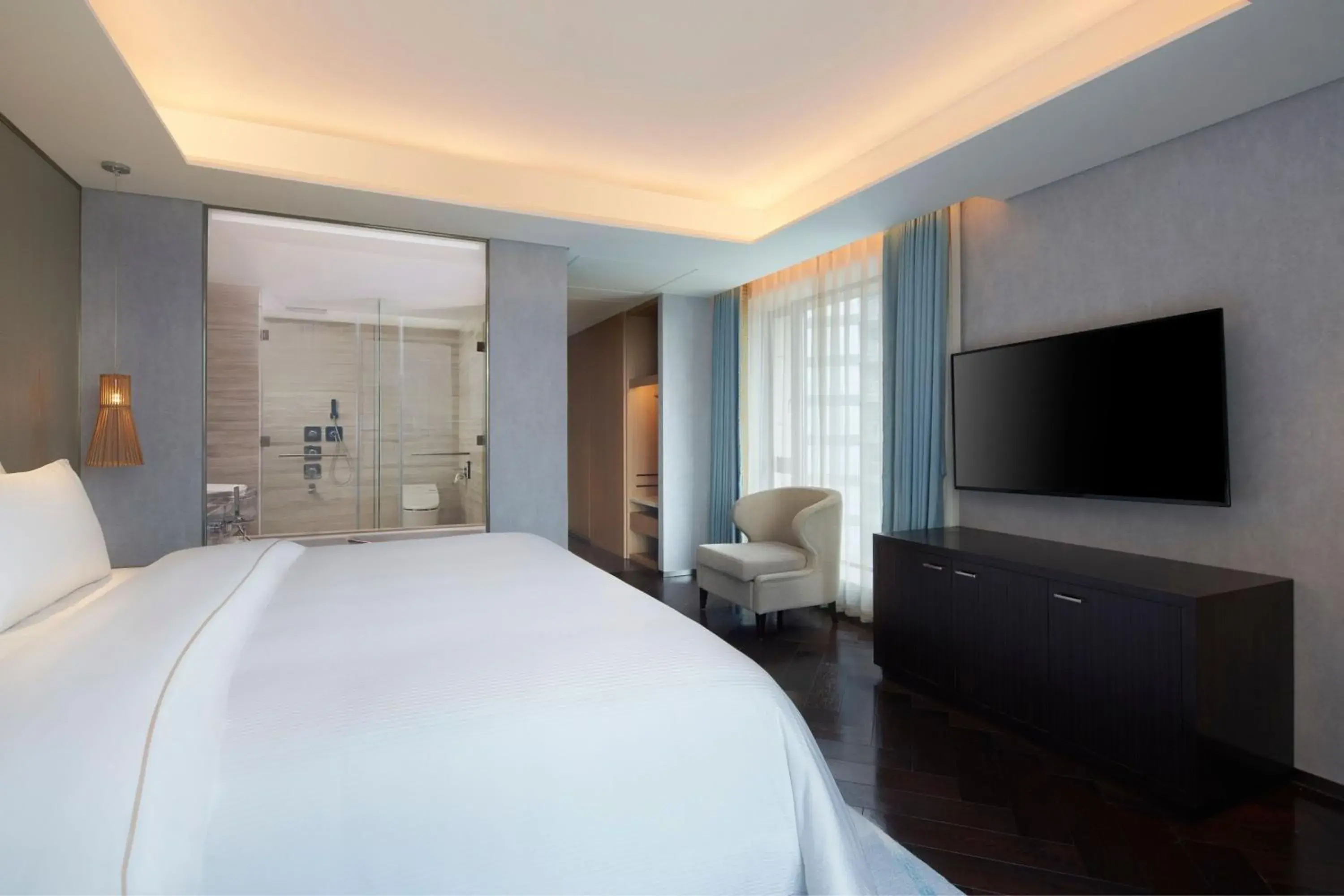 Bedroom, Bed in The Westin Haikou