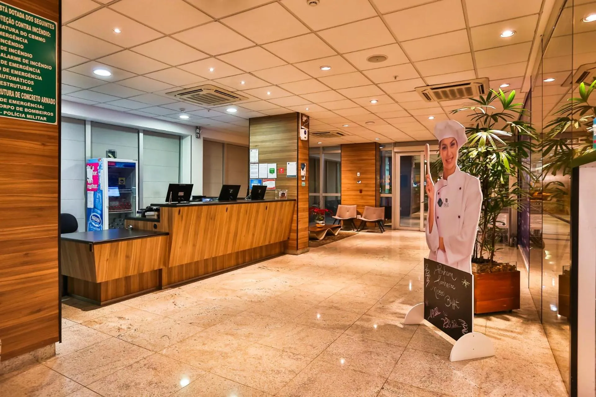 Lobby or reception in San Diego Express Barro Preto