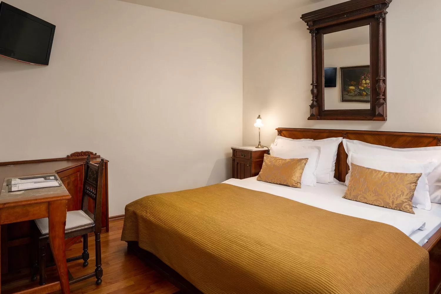 Bed in Grand Hotel Praha