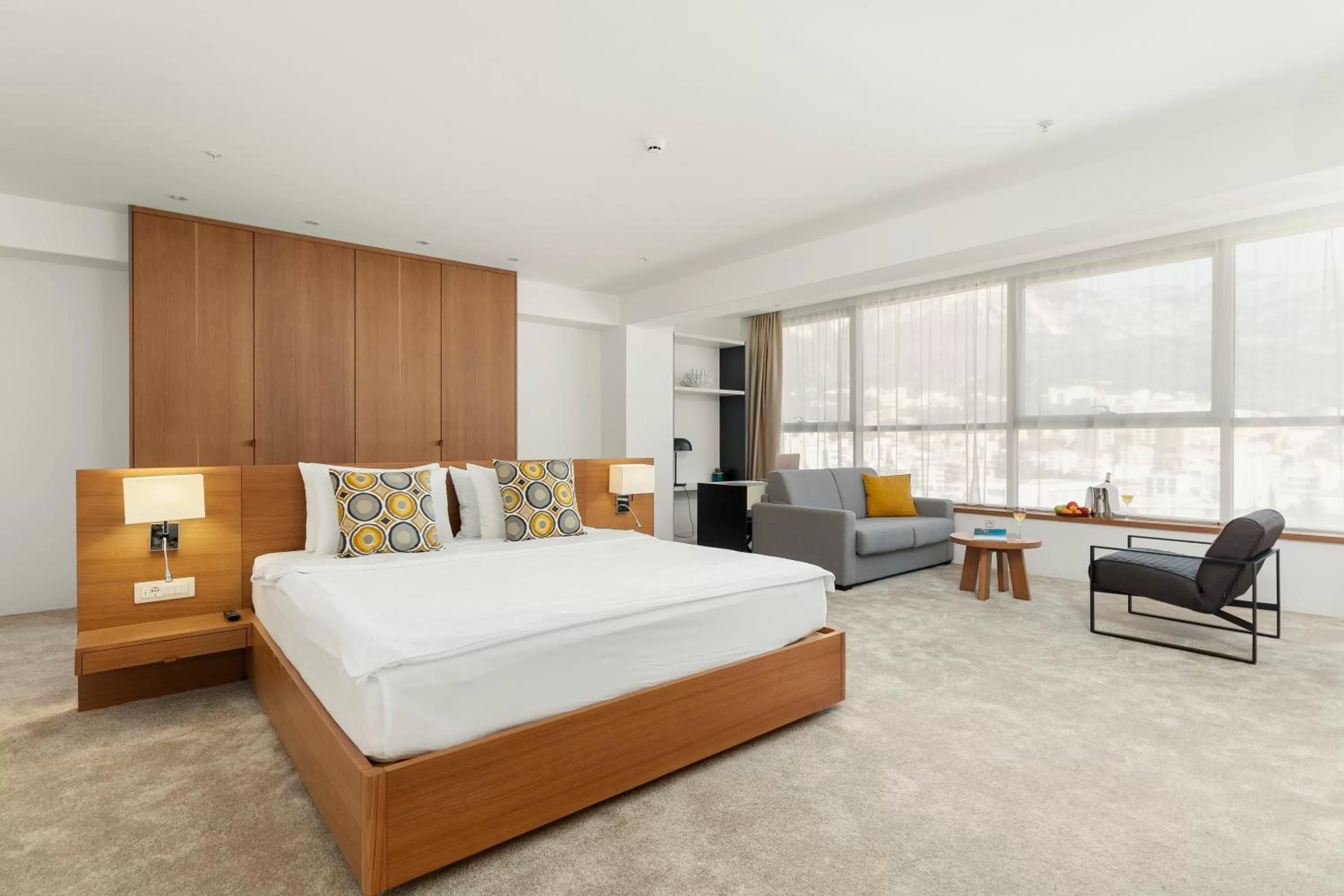 Bedroom, Bed in Hotel Harmonia by Dukley