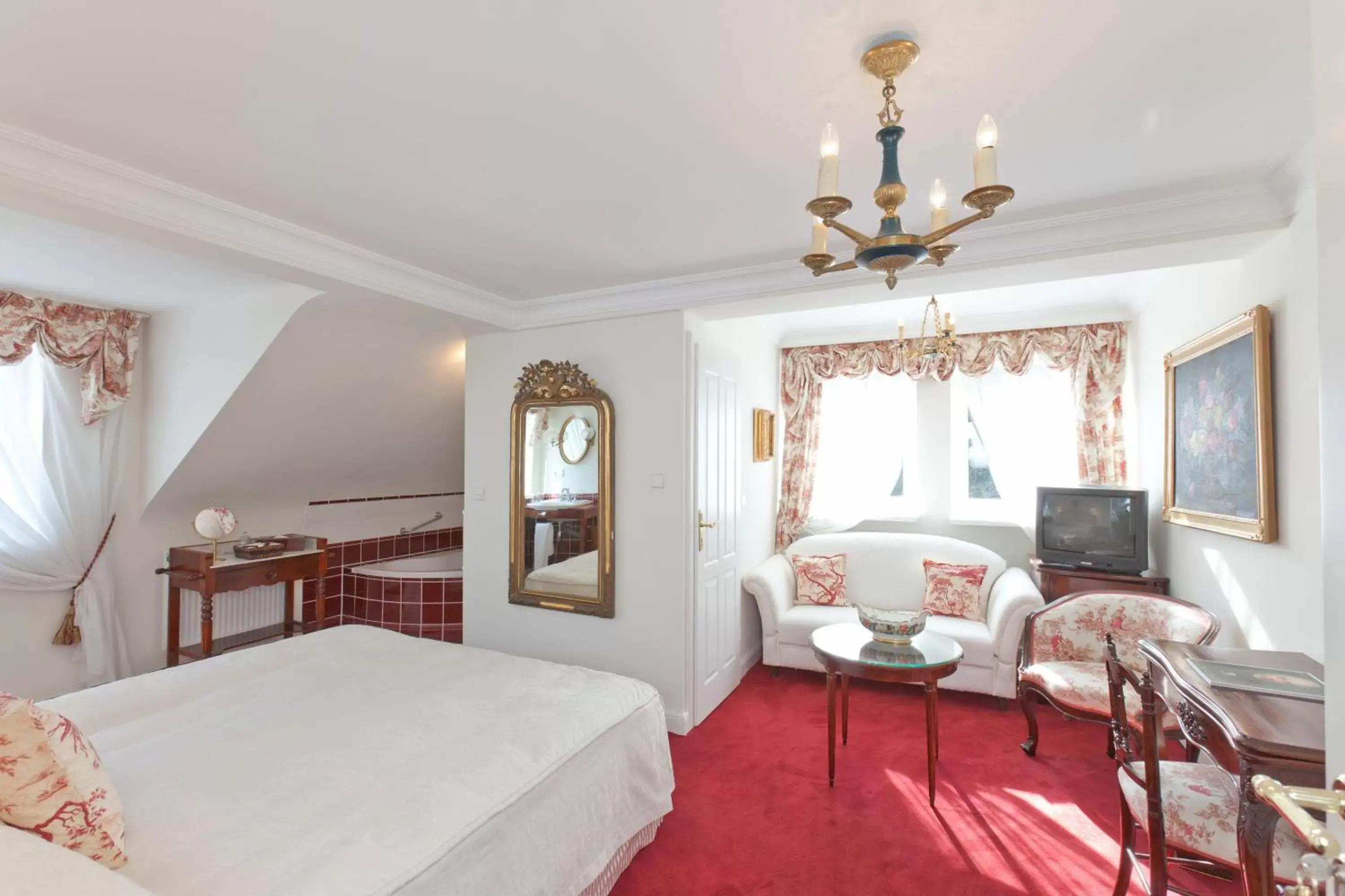 Bedroom in Hotel Belle Epoque