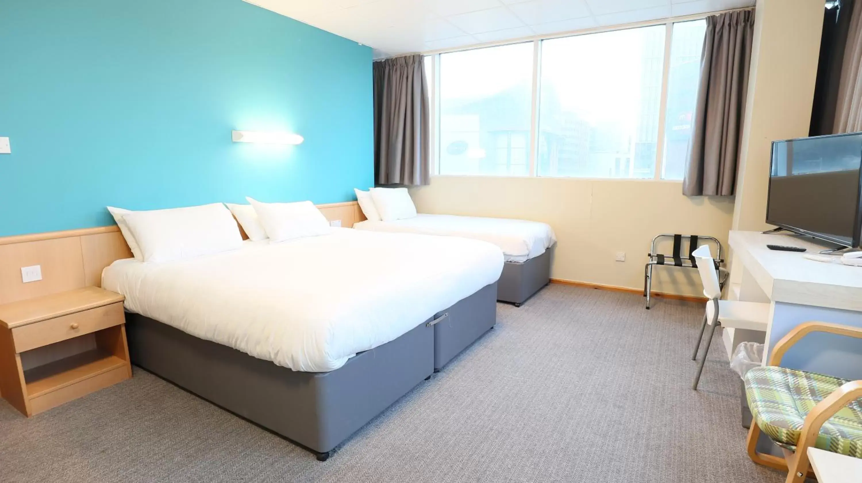 Bedroom, Bed in Citrus Hotel Cardiff by Compass Hospitality