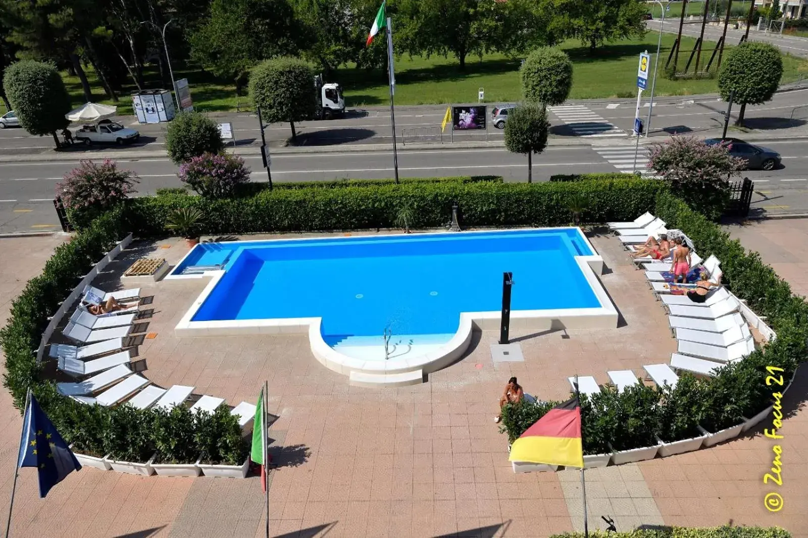 Swimming pool, Pool View in Hotel San Benedetto