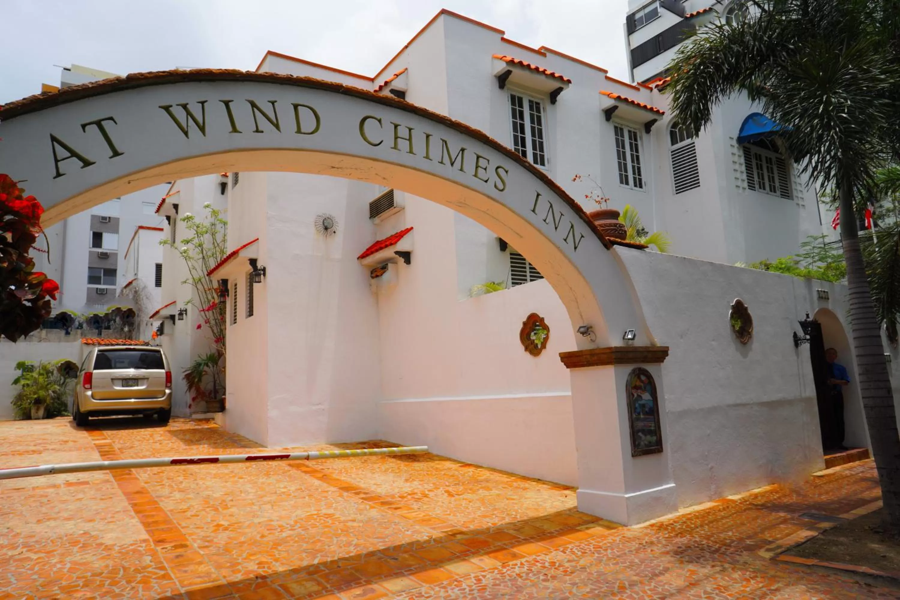 Facade/entrance in At Wind Chimes Boutique Hotel