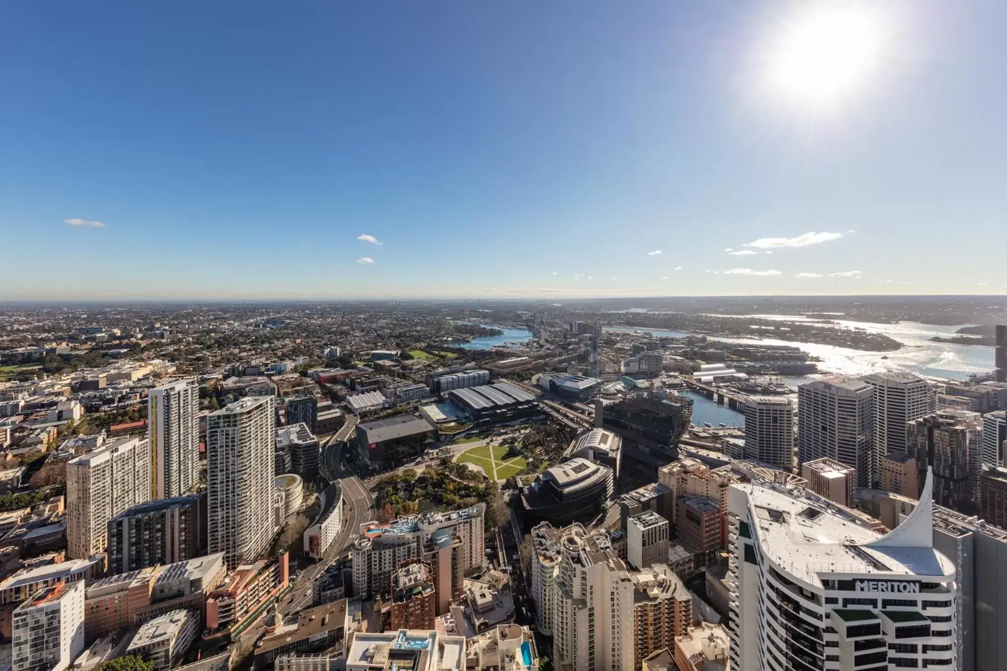 View (from property/room), Bird's-eye View in Meriton Suites World Tower, Sydney