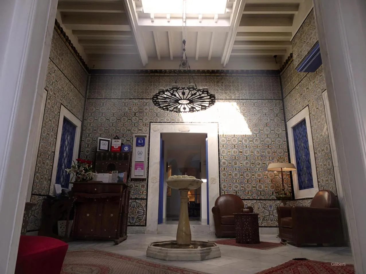 Facade/entrance in La Villa Bleue-Sidi Bou Said