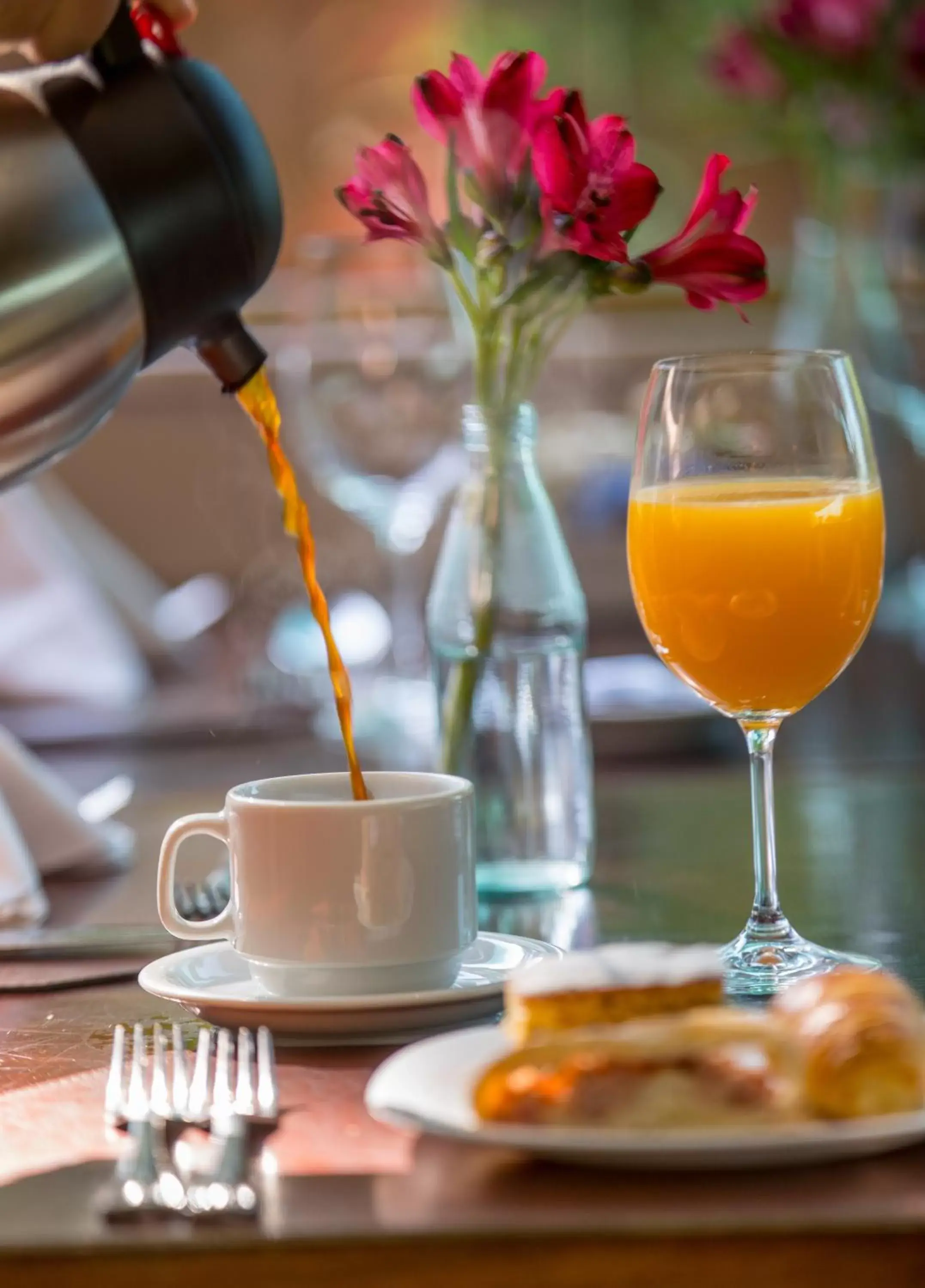 Breakfast in Hotel Villa Rossa