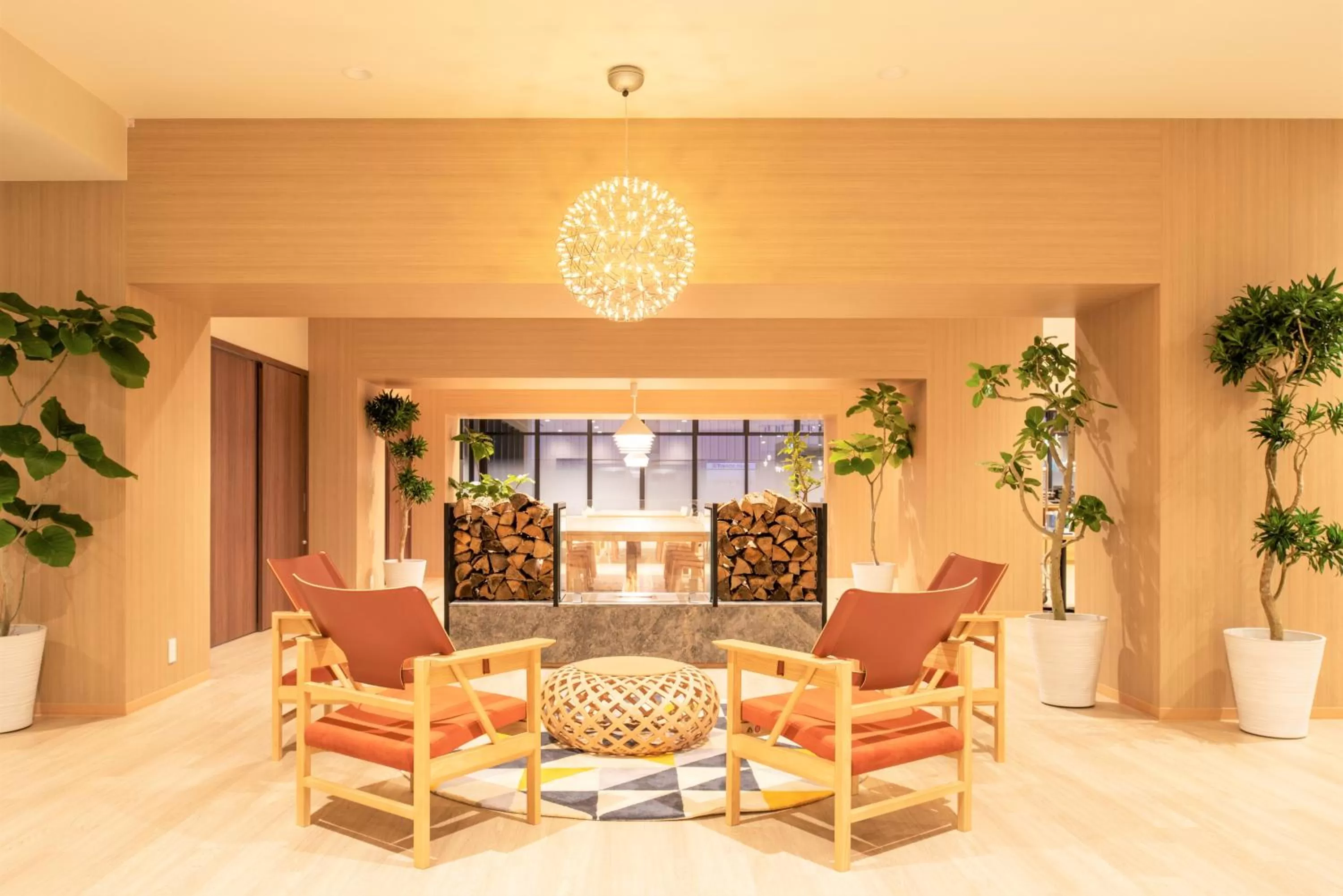 Communal lounge/ TV room in HOTEL AMANEK Asahikawa