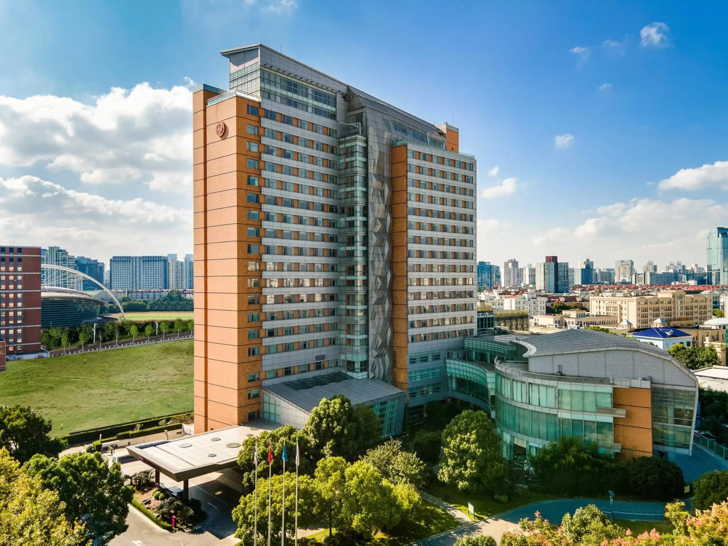 Property building in Crowne Plaza Shanghai Fudan, an IHG Hotel