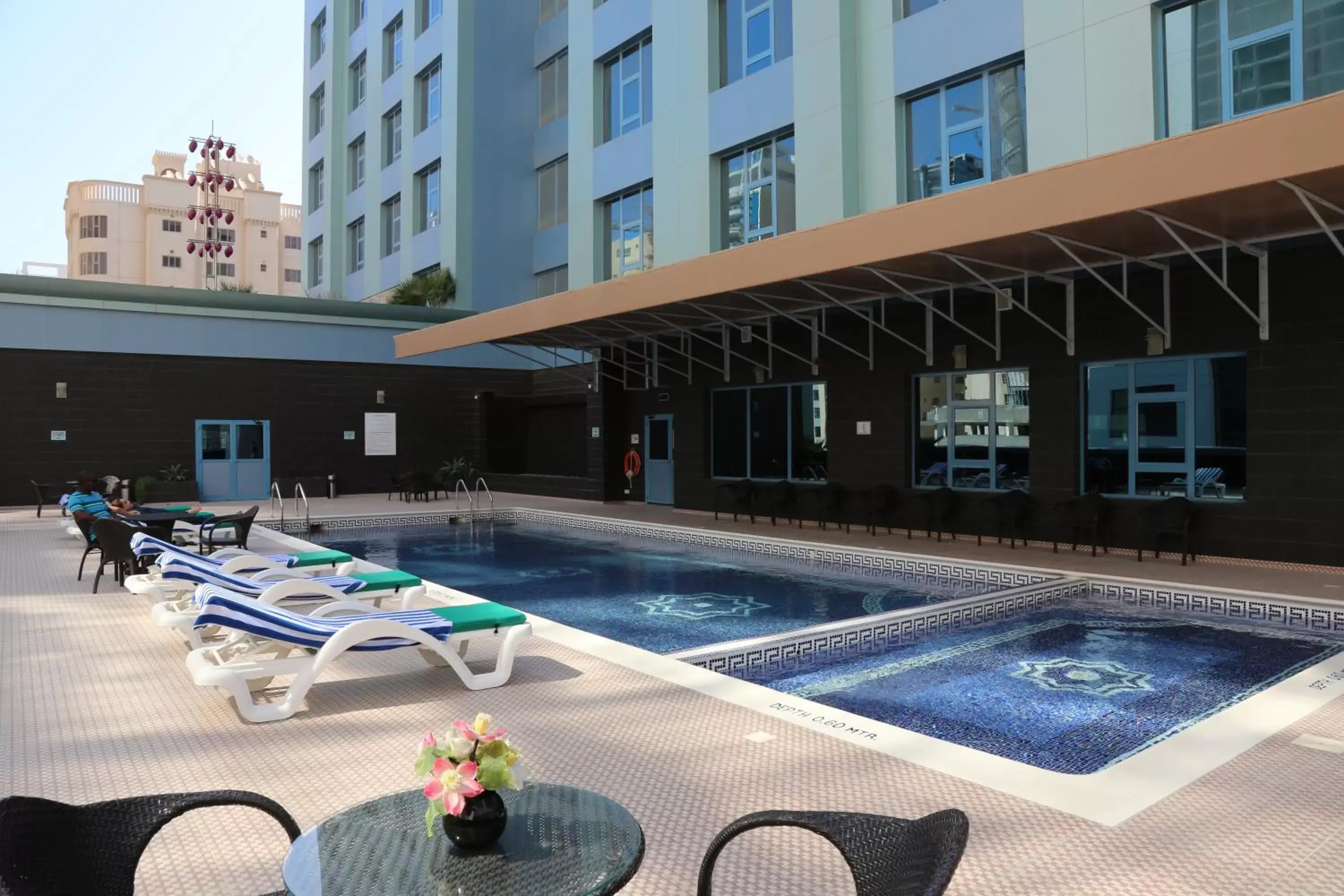 , Swimming Pool in The Olive Hotel, Juffair