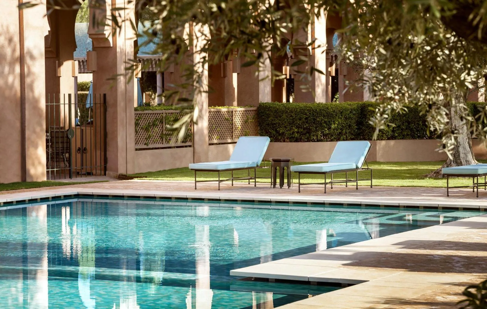 Swimming pool in Amanjena Resort