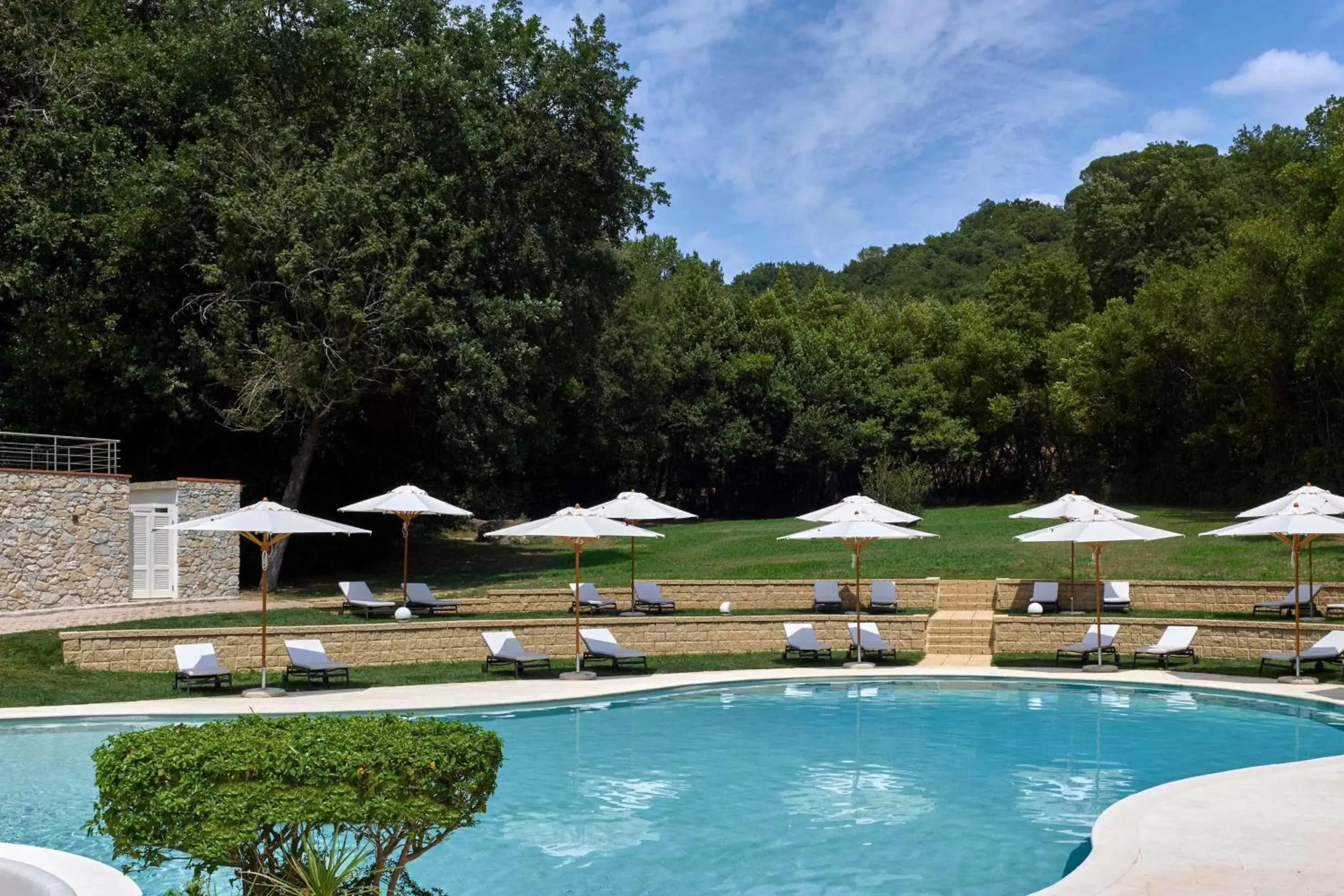 Swimming Pool in Grotta Giusti Thermal Spa Resort Tuscany, Autograph Collection