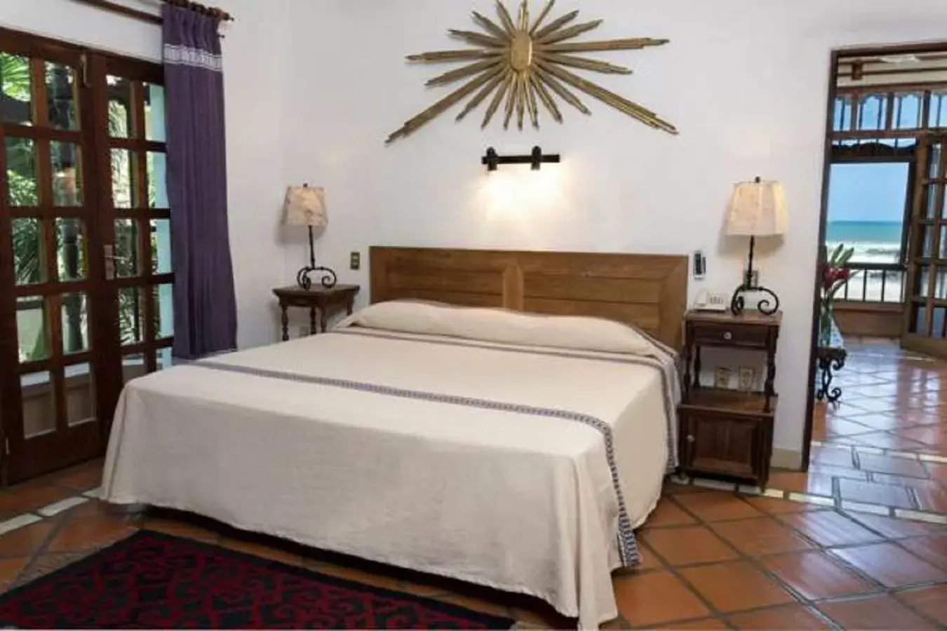 Bed in Hotel Santa Fe