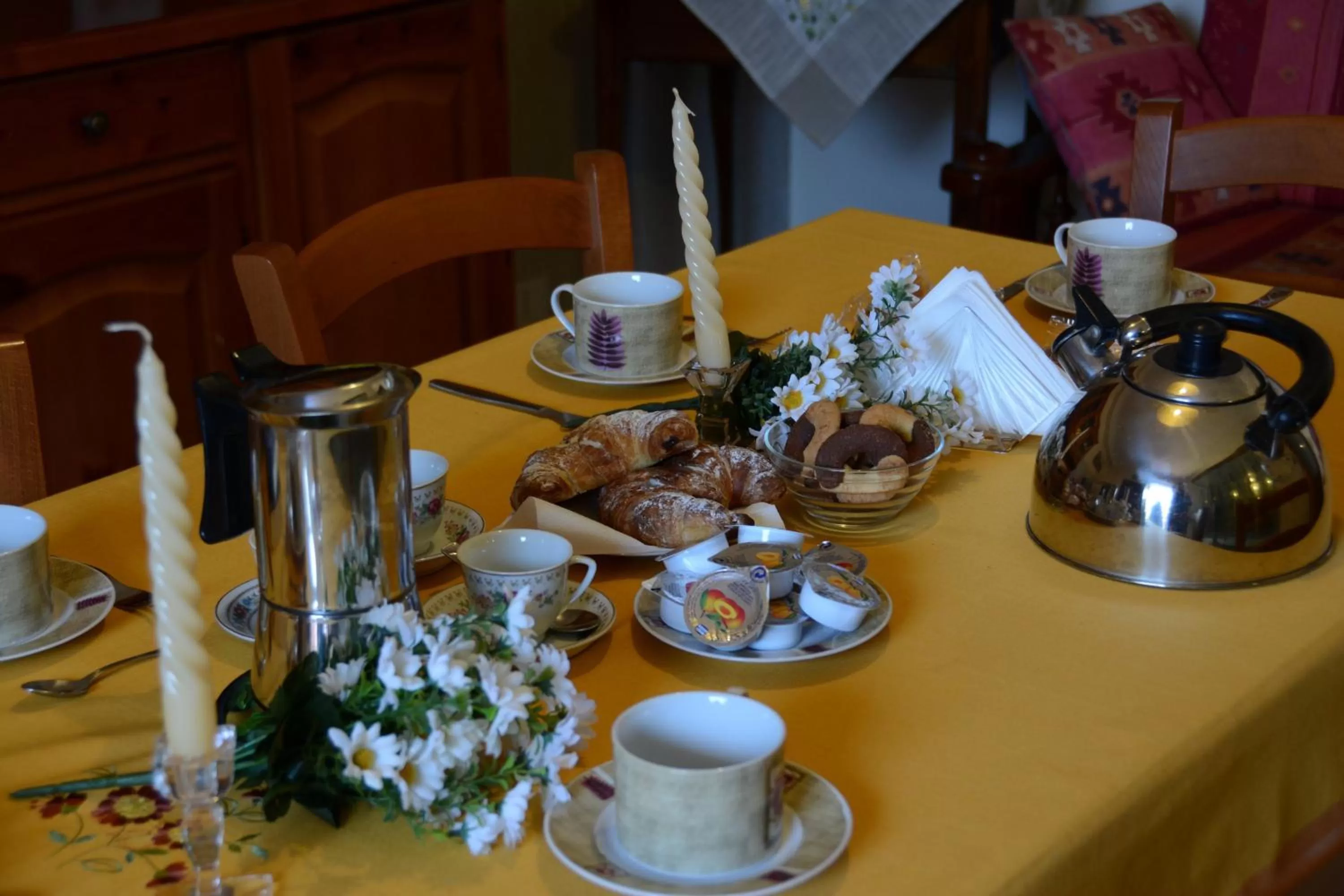 Food and drinks in B&B Casabella