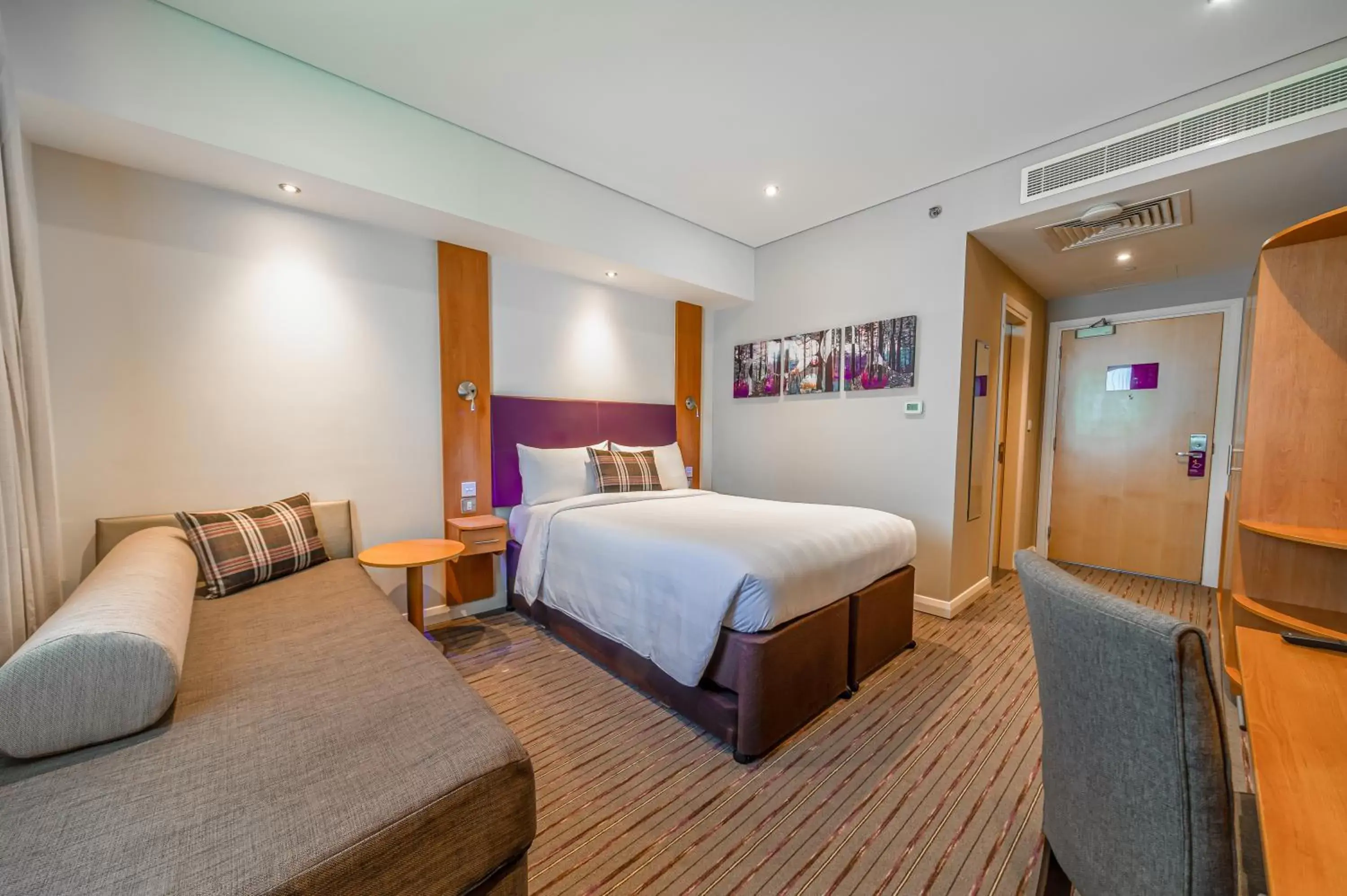 Bedroom in Premier Inn Dubai Investments Park